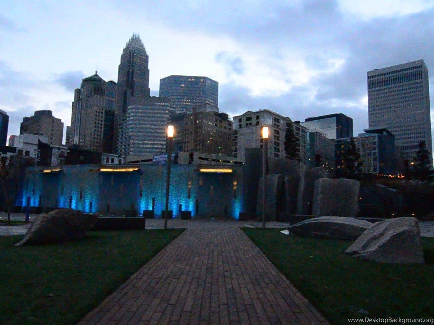 1400x1050 Charlotte North Carolina Downtown Skyline YouTube Desktop Background