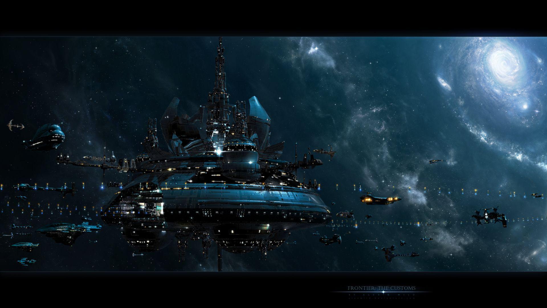 1920x1080 Alexwild Com Sci Fi Futuristic Space Spaceships