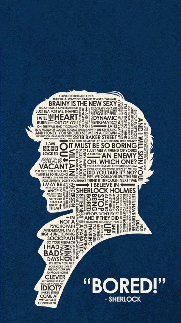 750x1334 Sherlock Phone Background