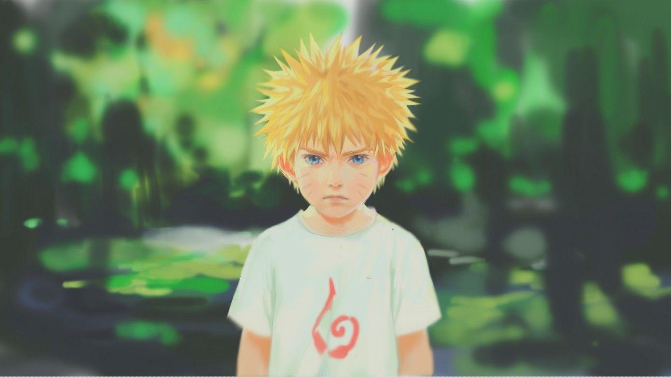 1366x768 Download 1366x768 Uzumaki Naruto, Childhood, Semi Realistic, Blue Eyes, Naruto Wallpaper for Laptop, Notebook