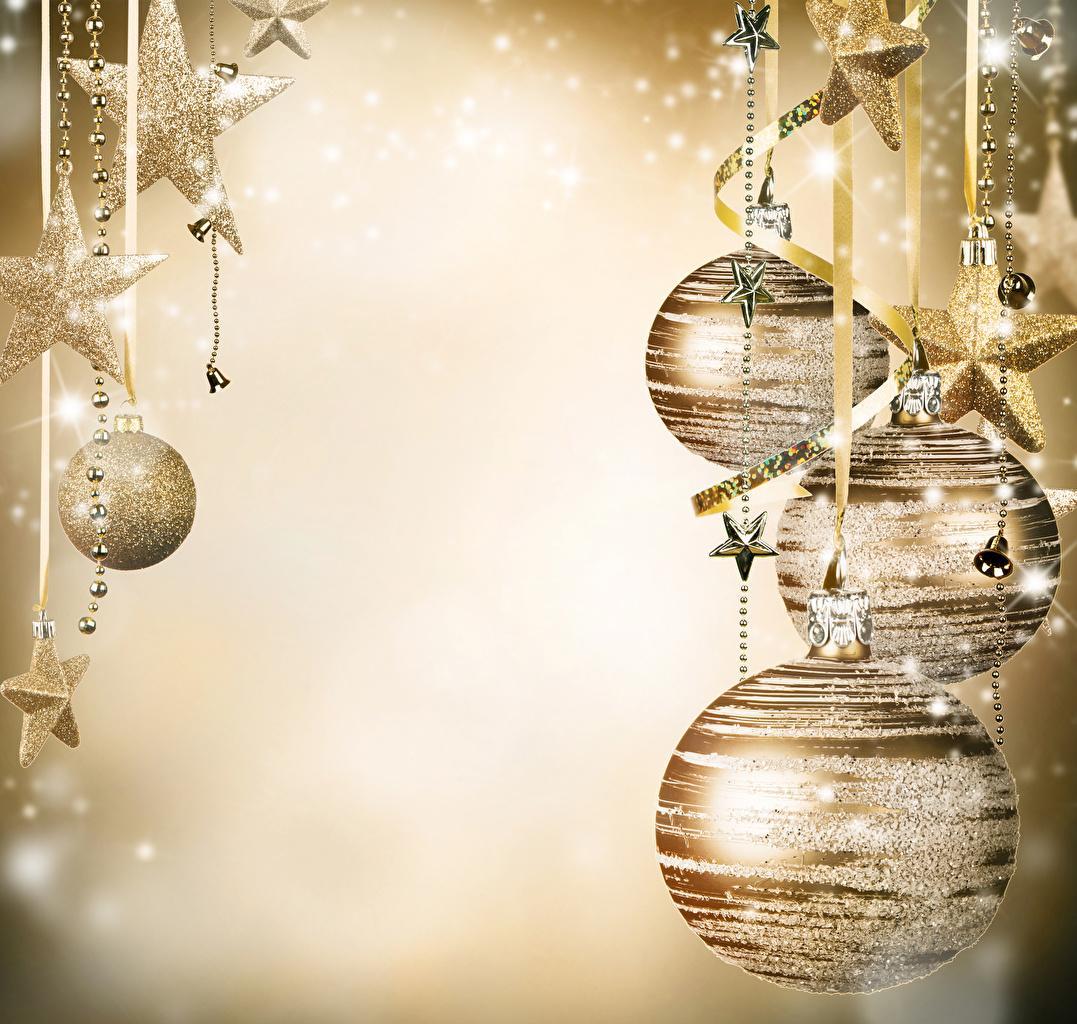 1077x1024 Christmas Winter Bells Wallpaper