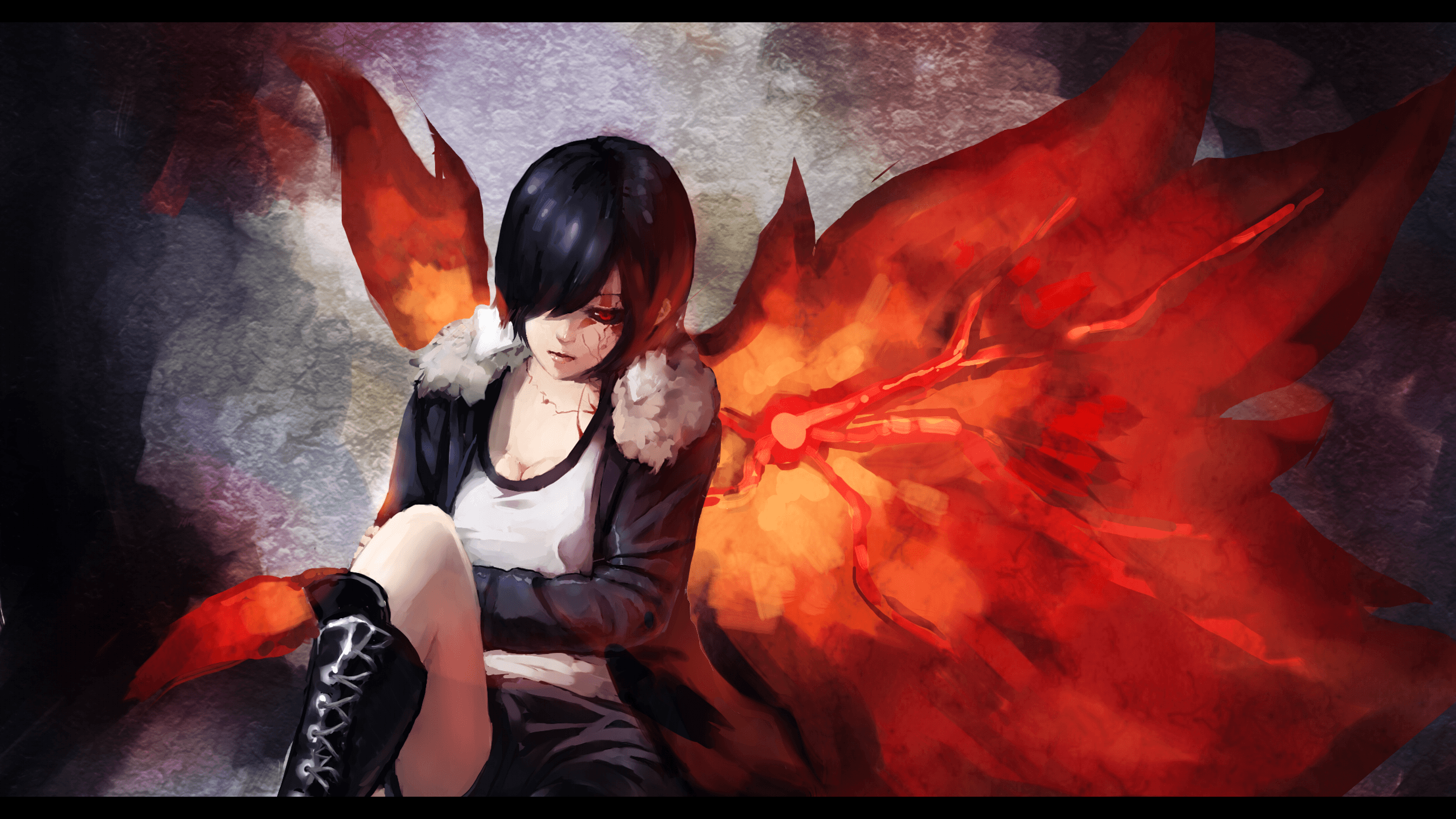 Tokyo Ghoul Touka Wings Wallpapers - Top Free Tokyo Ghoul Touka Wings ...