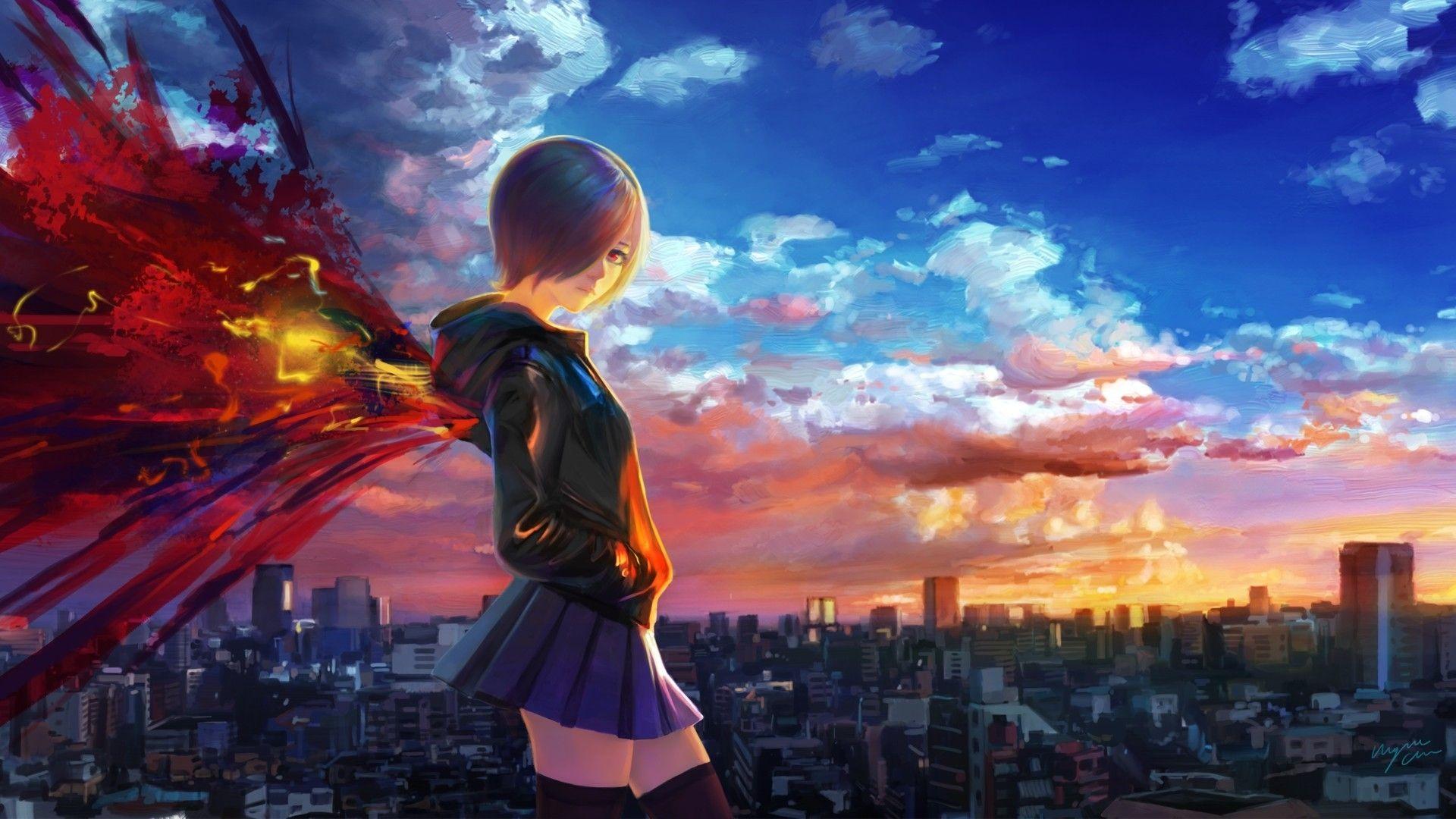 Tokyo Ghoul Touka Wings Wallpapers - Top Free Tokyo Ghoul Touka Wings ...