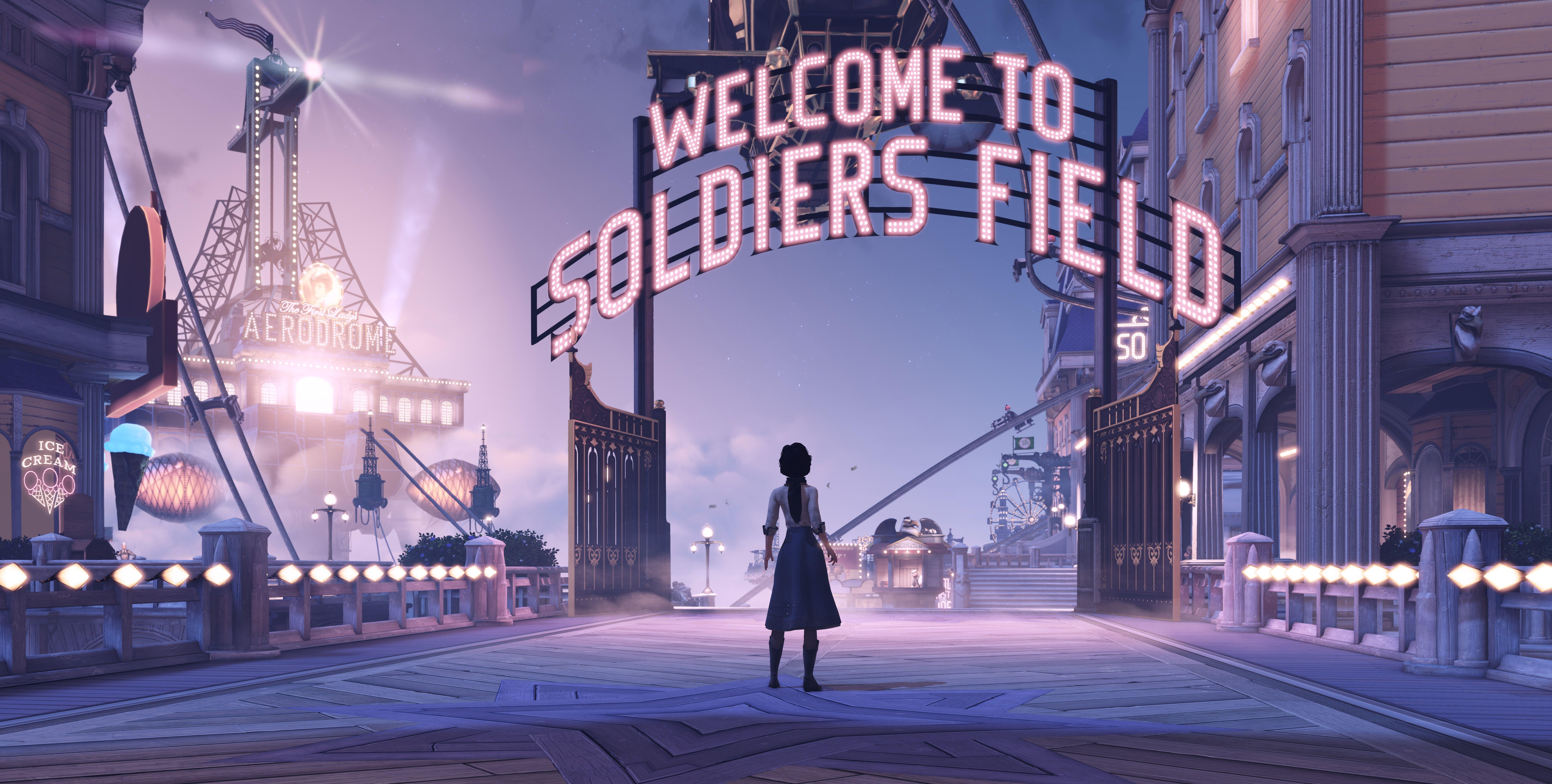 9707x4909 I'll find you ammo. Bioshock, Bioshock infinite, Soldier field