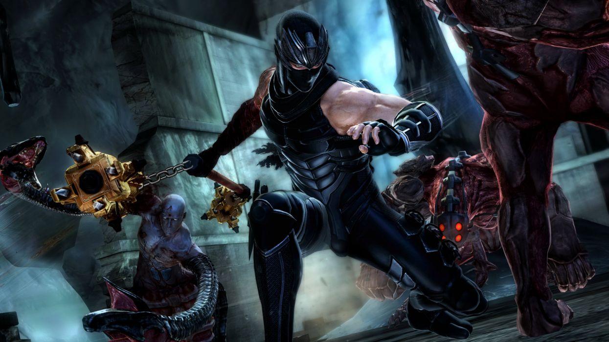 1245x700 NINJA GAIDEN fantasy anime warrior weapon sword battle monster g wallpaperx1406