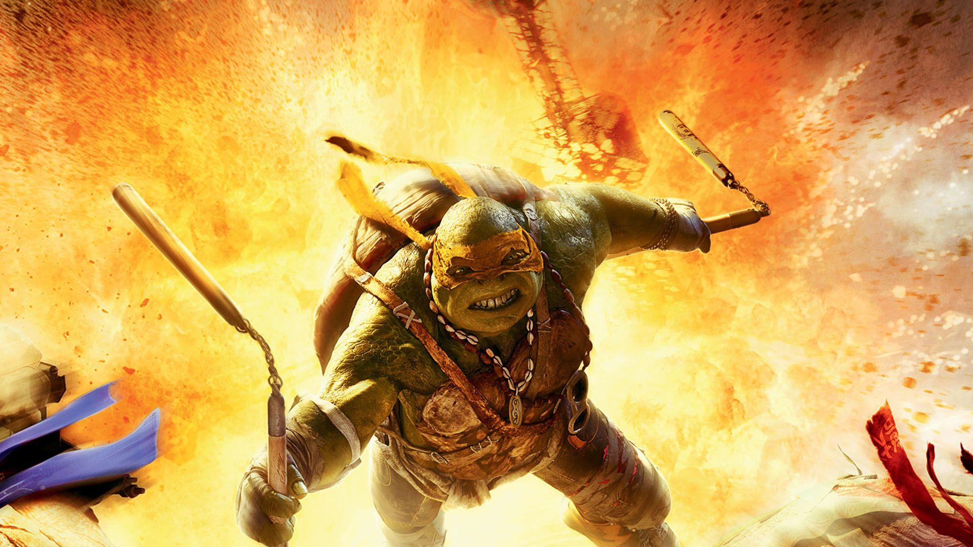 1920x1080 Teenage Mutant Ninja Turtles Explosions HD Wallpaper