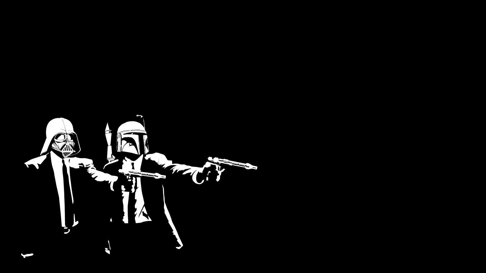 1920x1080 Free download Star Wars Pulp Fiction crossover wallpaper 16112 [1920x1080] for your Desktop, Mobile & Tablet. Explore Funny Star Wars Wallpaper. Star Wars Wallpaper 1080p, Star Wars Desktop Wallpaper
