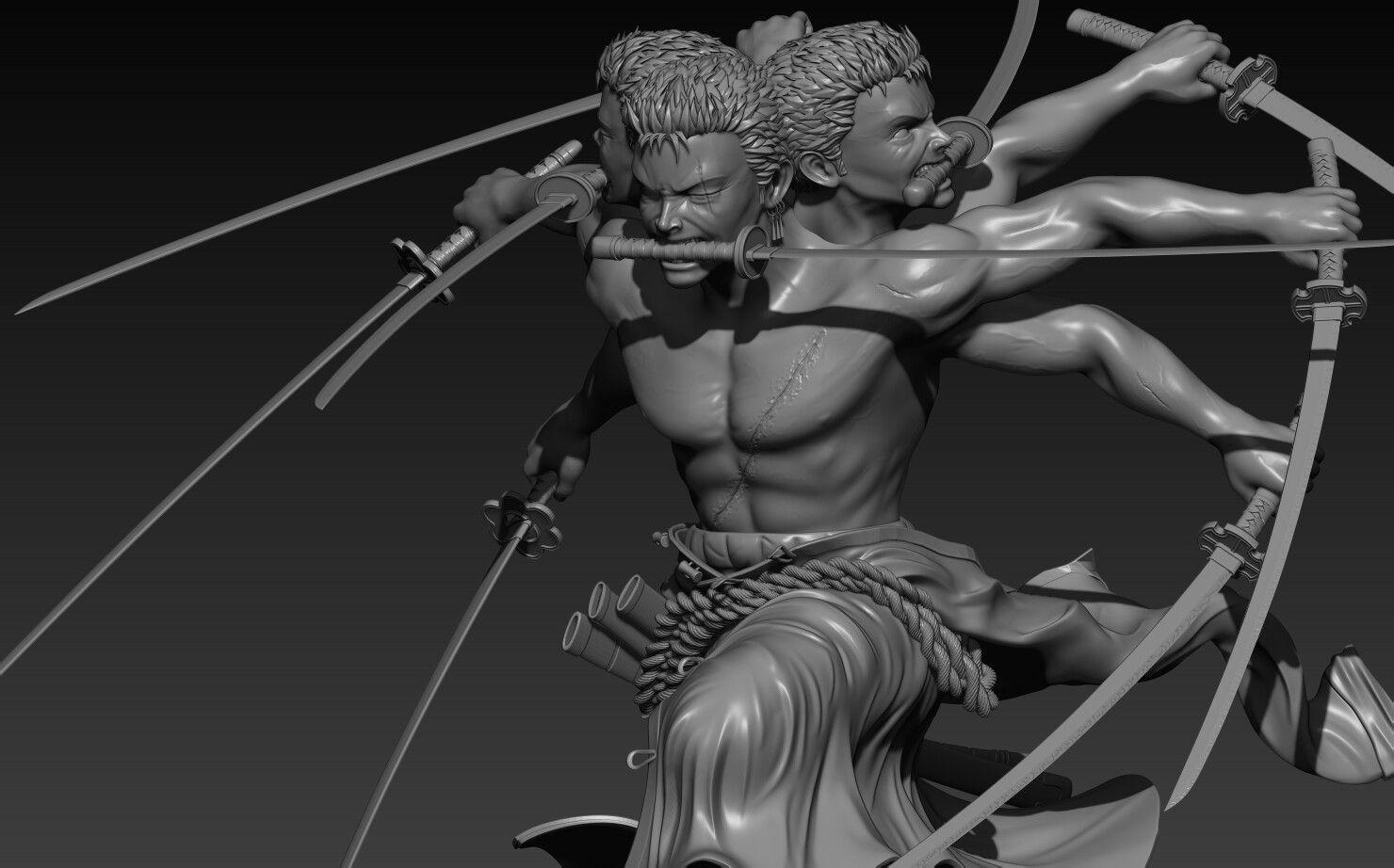 zoro asura statue