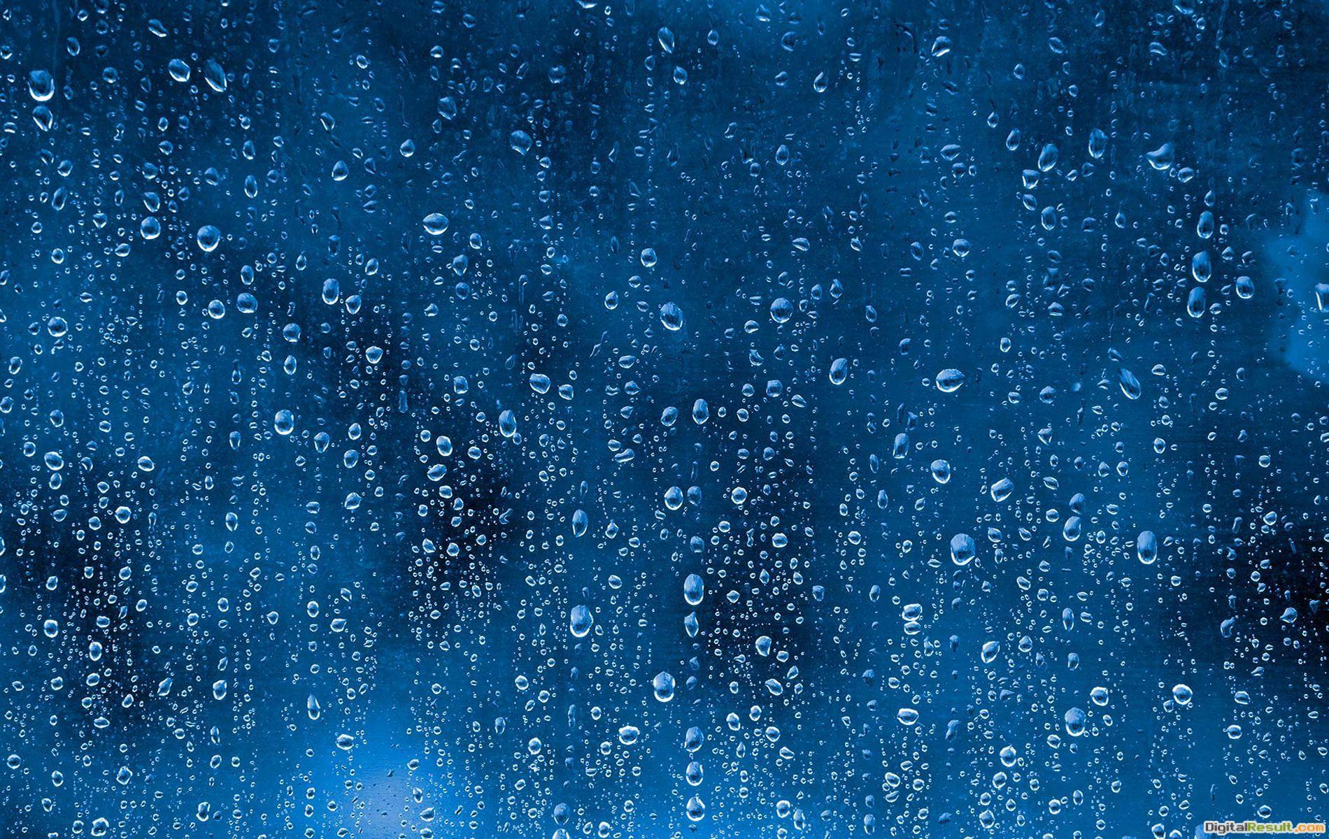1900x1200 water drops on blue glass. wallpaper55 comBest Wallpaper for PCs 1774 - Waterdrops On Glass Wallpaper