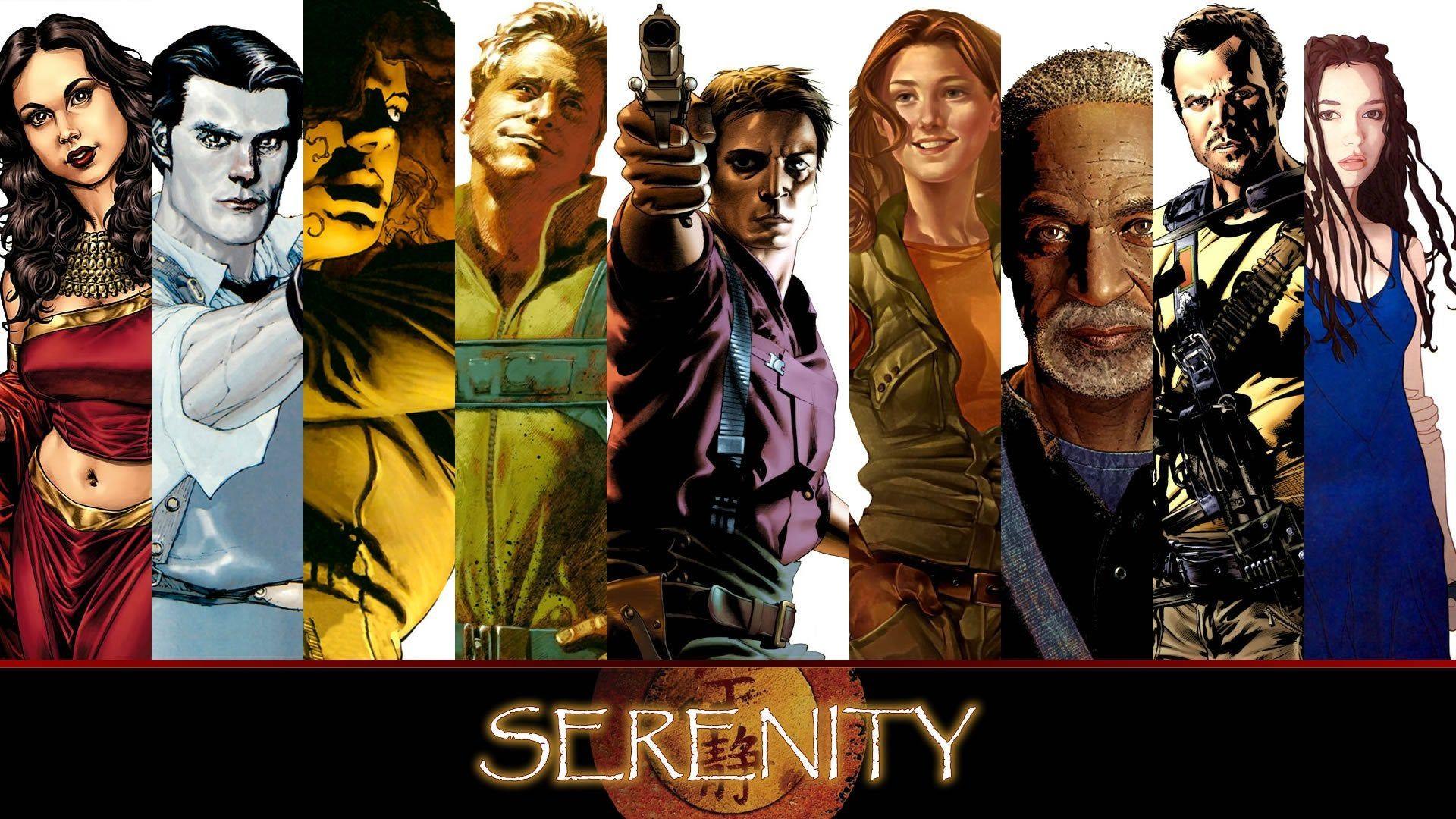 1920x1080 Awesome Firefly wallpaper collage using the comics