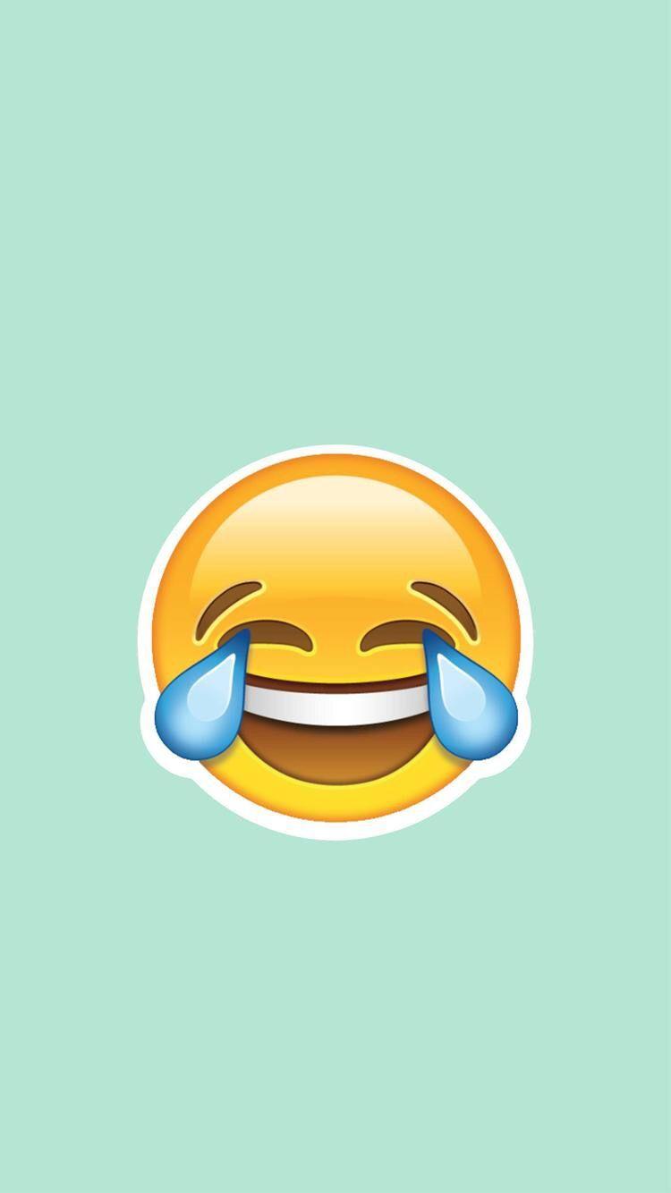 750x1334 iPhone wallpaper. Laughing emoji, Crying emoji, Emoji stickers