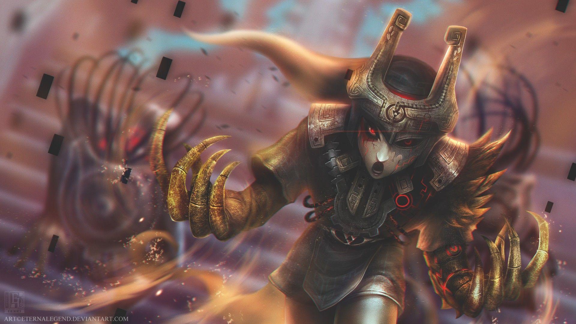 1920x1080 #The Legend of Zelda: Twilight Princess, #fantasy art, #watermarked, #The Legend of Zelda, wallpaper. Mocah.org HD Wallpaper