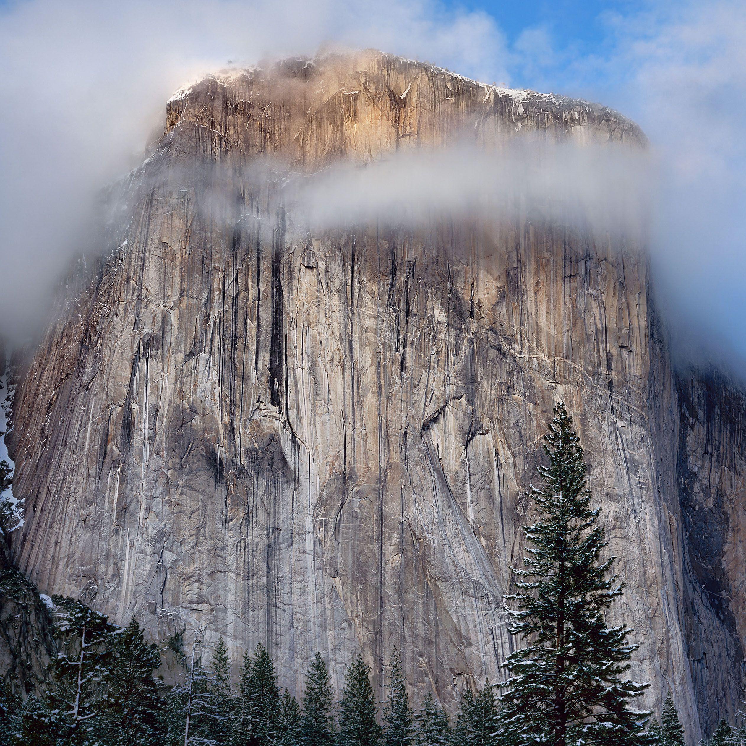 2524x2524 Yosemite National Park wallpaper for iPhone and iPad