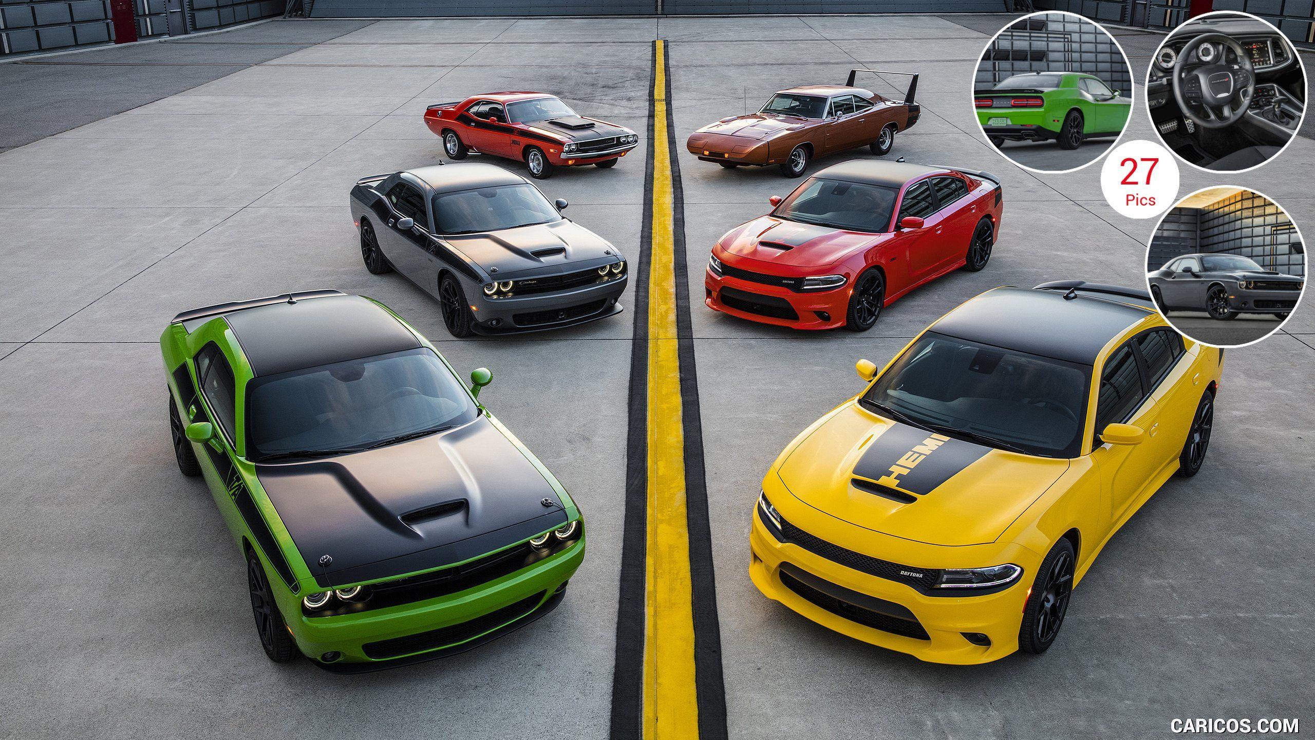 2560x1440 Dodge Challenger T A And 2017 Charger Daytona. HD Wallpaper