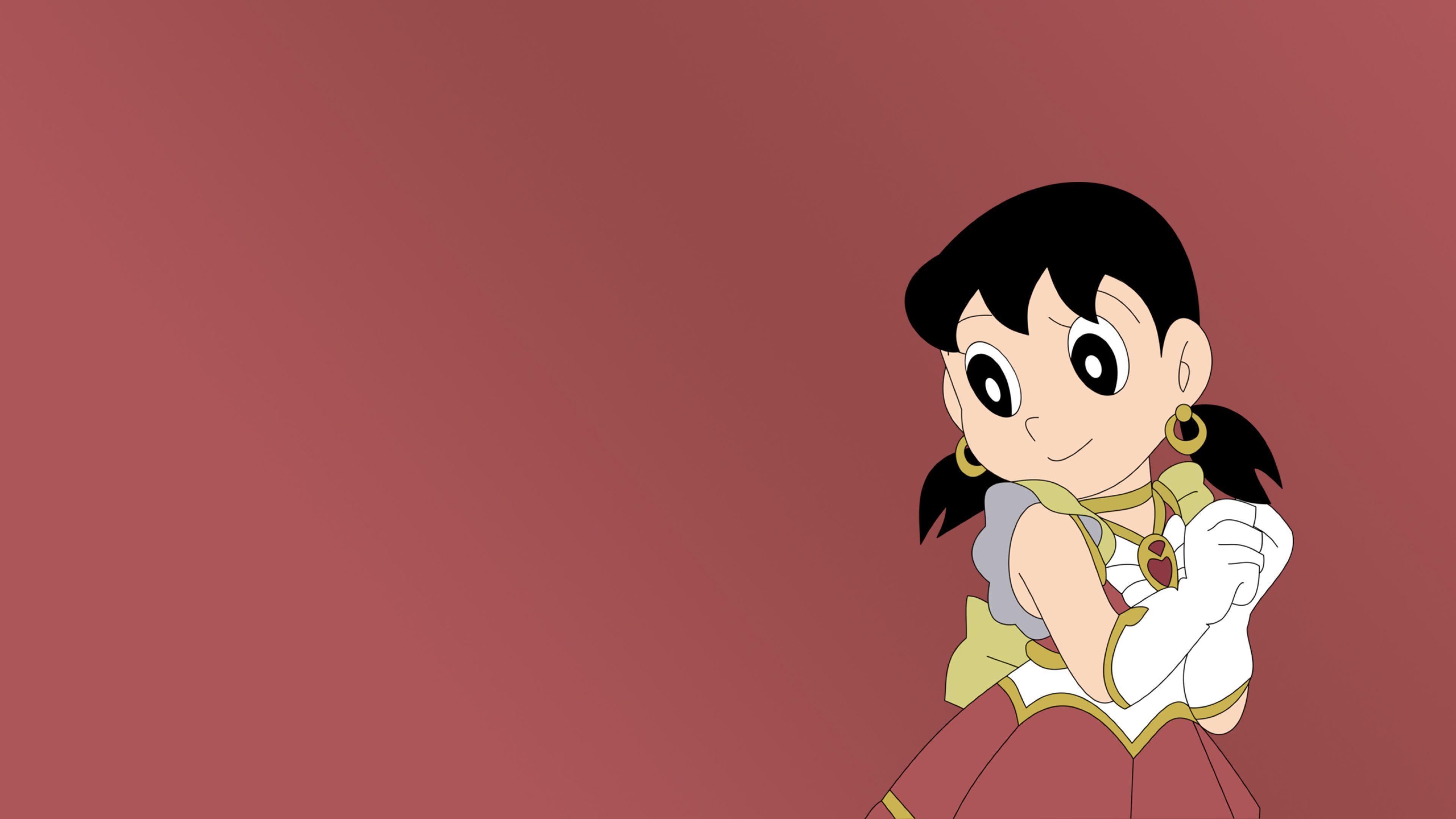 3840x2160 Shizuka Minamoto Minimalist 4K Wallpaper, HD Cartoon 4K Wallpaper, Image, Photo and Background