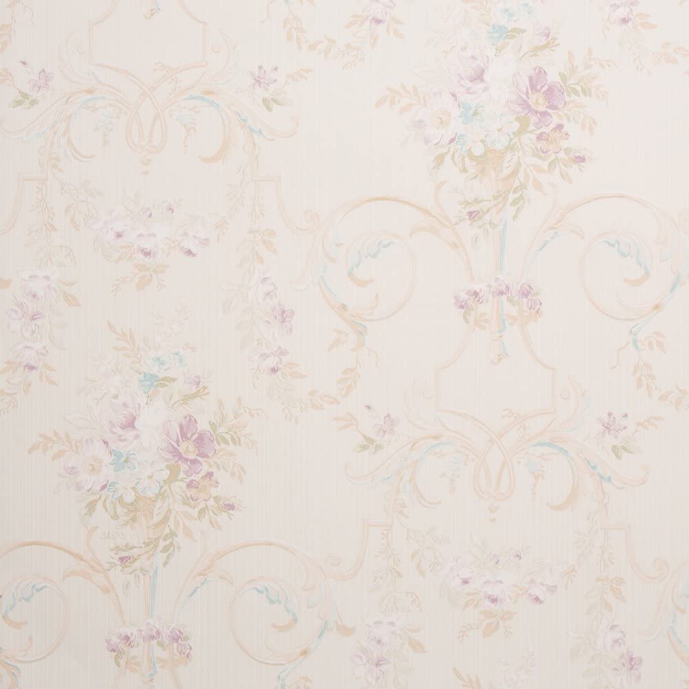 1000x1000 Cottage Floral Beige Shabby Chic .