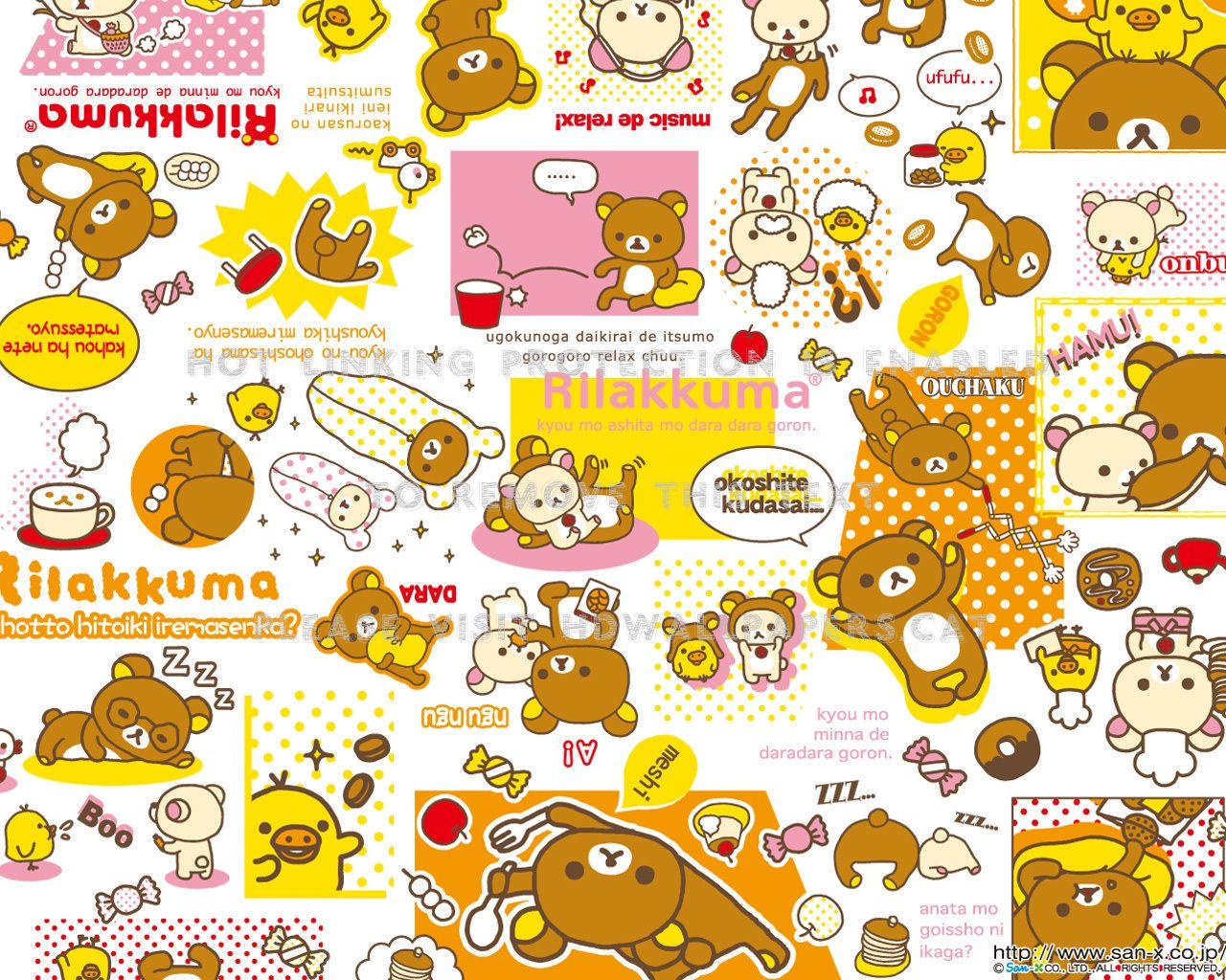1280x1024 Rilakkuma Teddy Kawaii San X Cute Bear