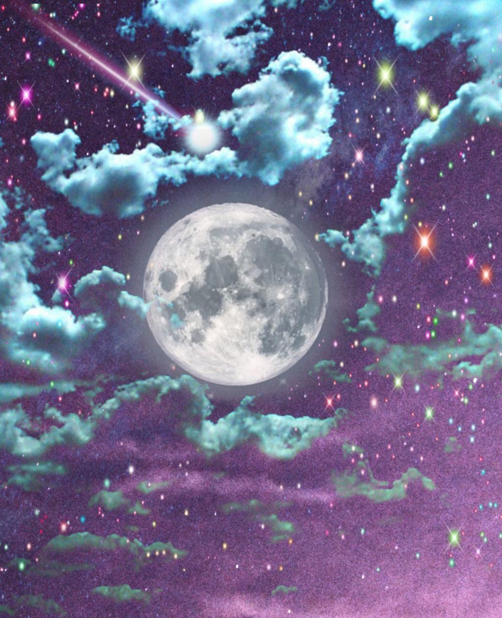 Trippy Moon Wallpapers - Top Free Trippy Moon Backgrounds - WallpaperAccess