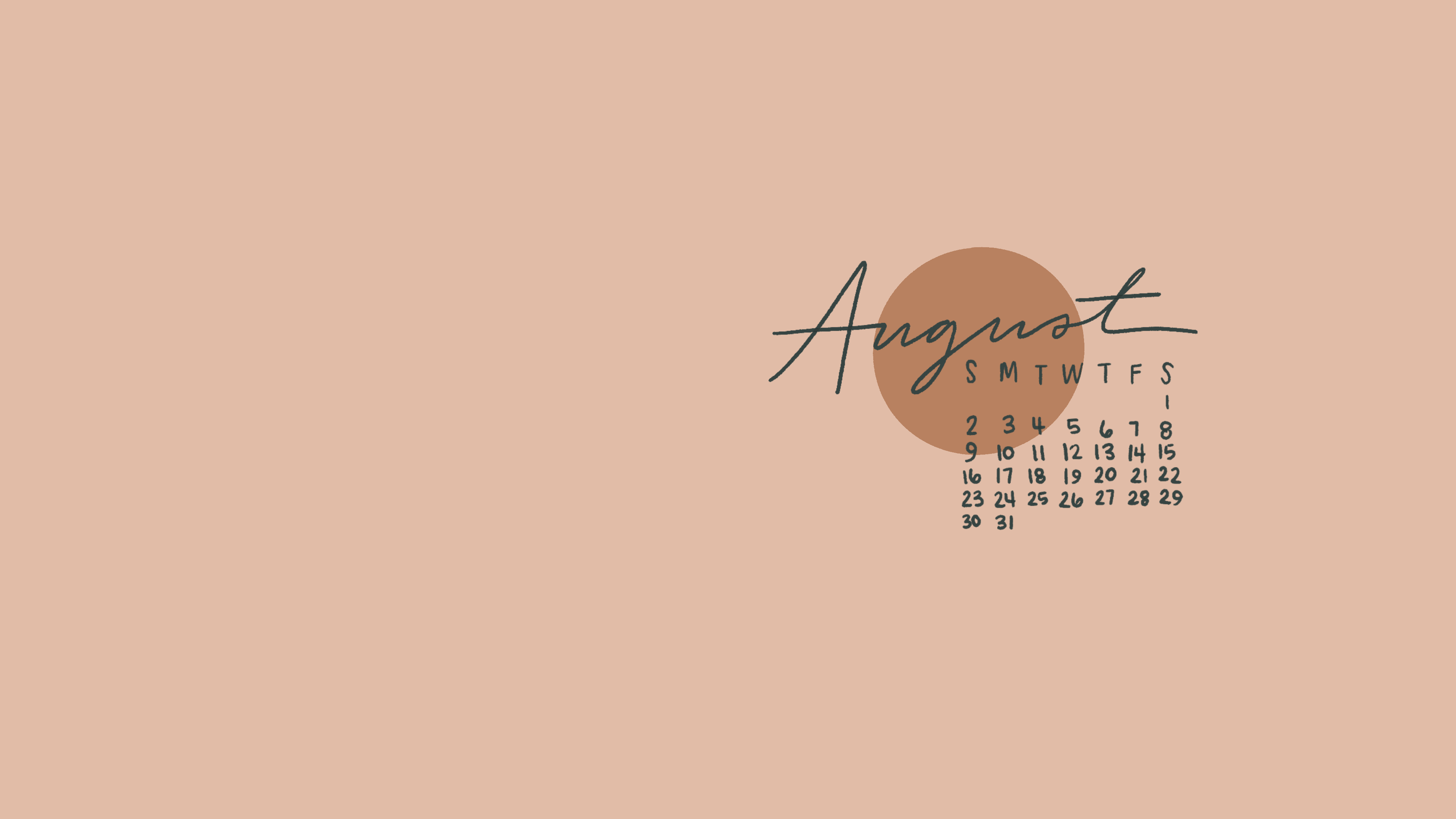 3840x2160 August 2020 Wallpaper and Folder Icon Bright Things