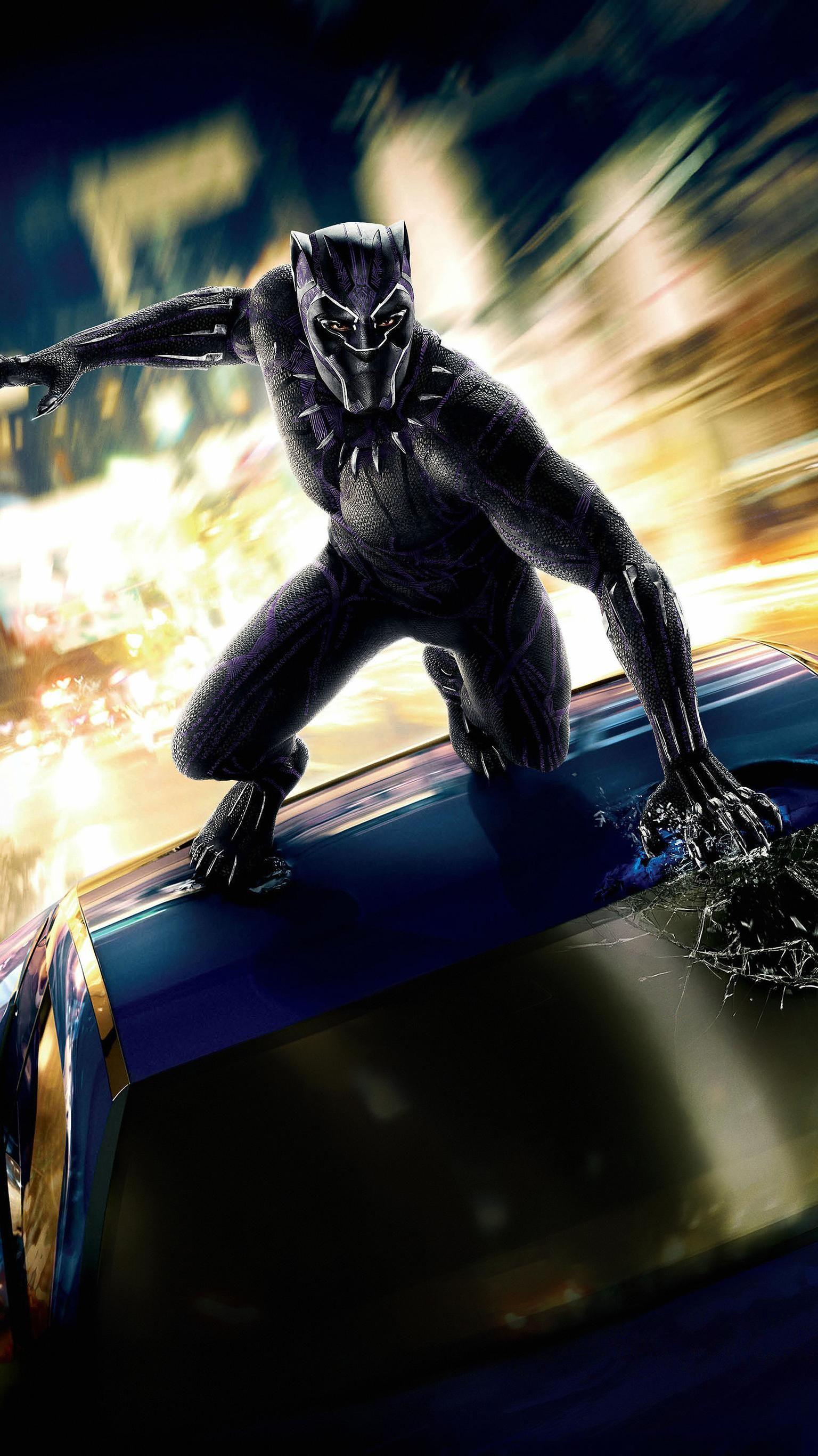 1536x2732 Black Panther (2018) Phone Wallpaper