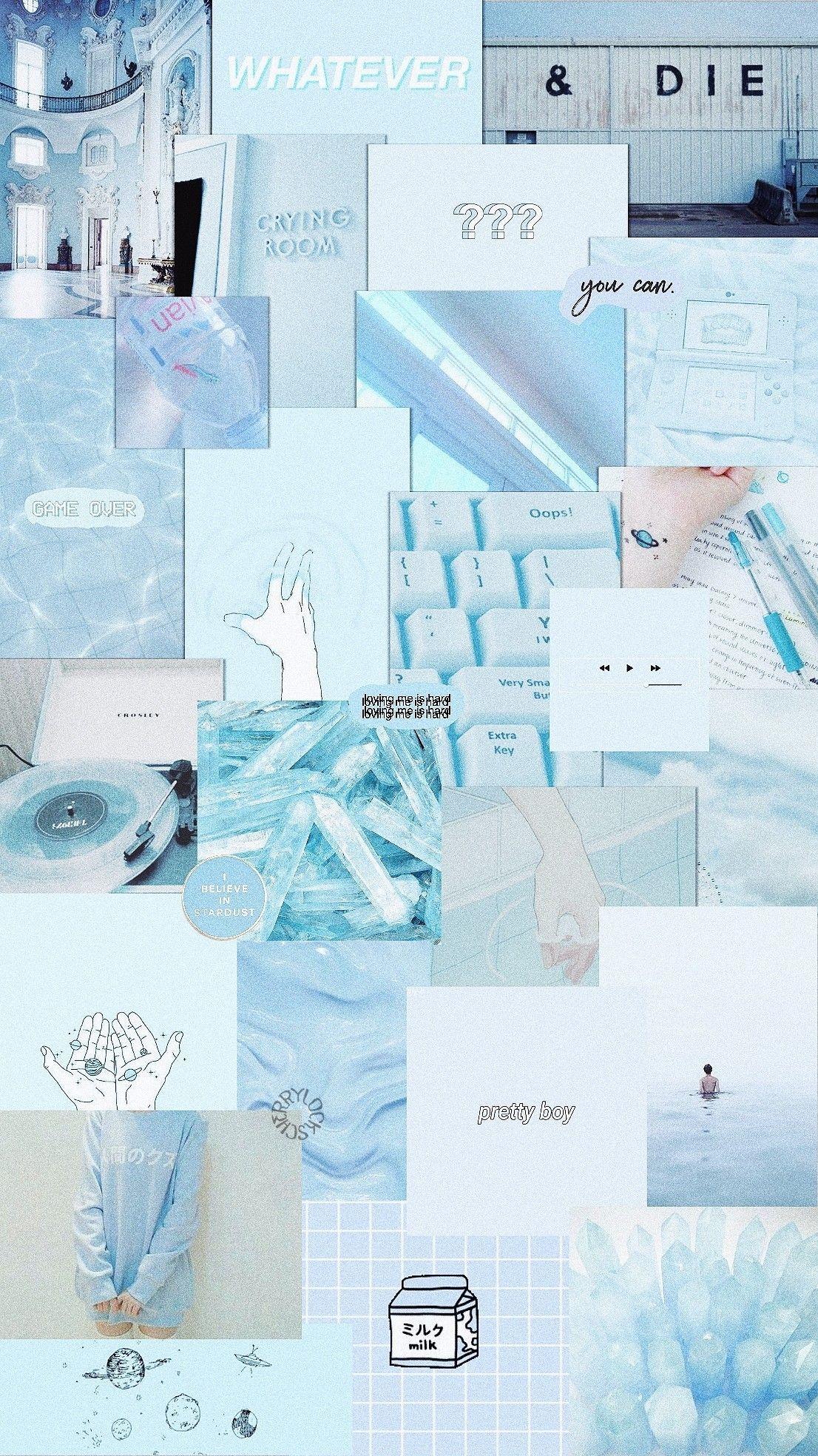 Cute Pastel Blue Aesthetic Wallpapers - Top Những Hình Ảnh Đẹp