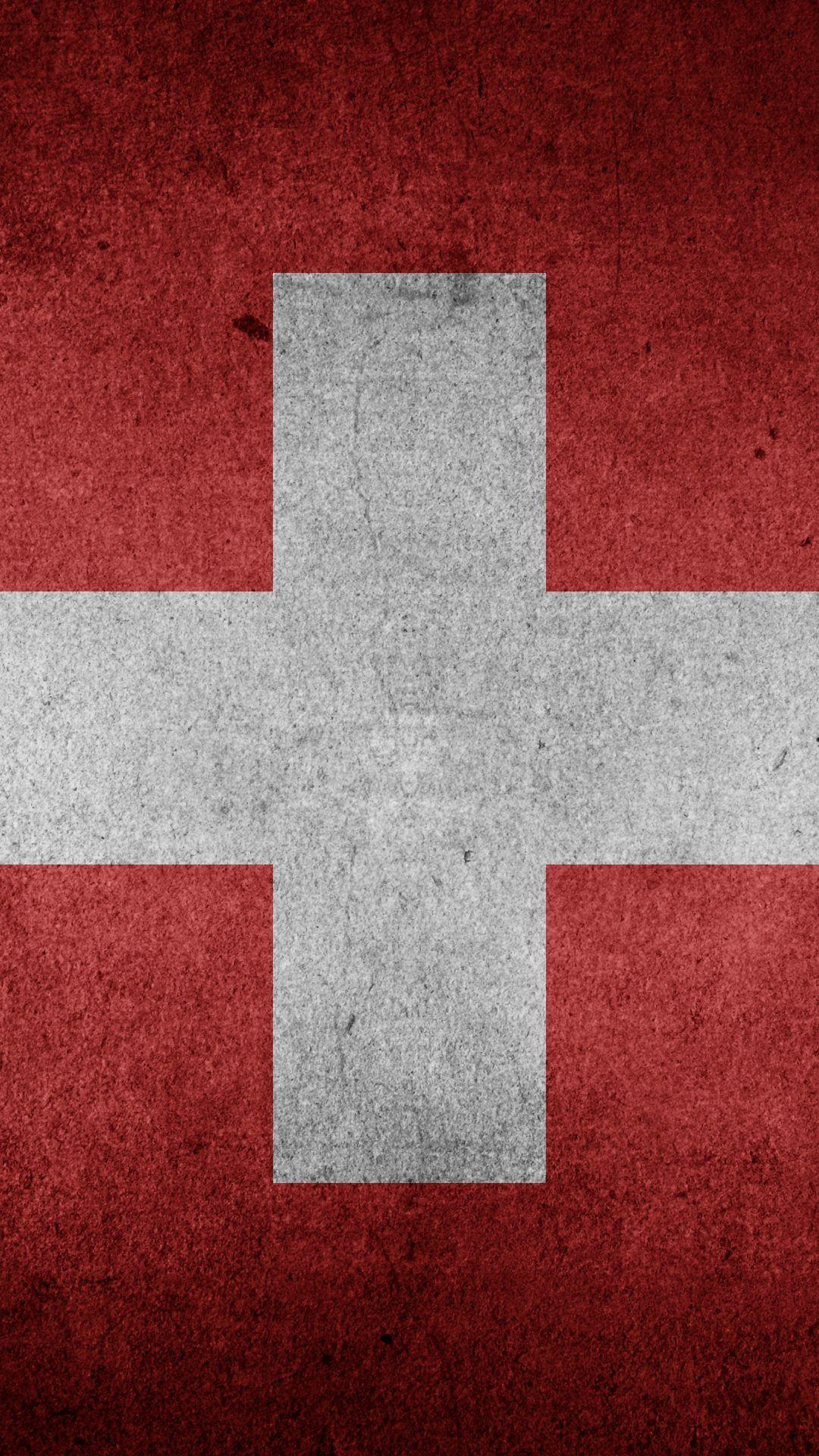 1080x1920 The flag of Switzerland (Grunge) HD Wallpaper