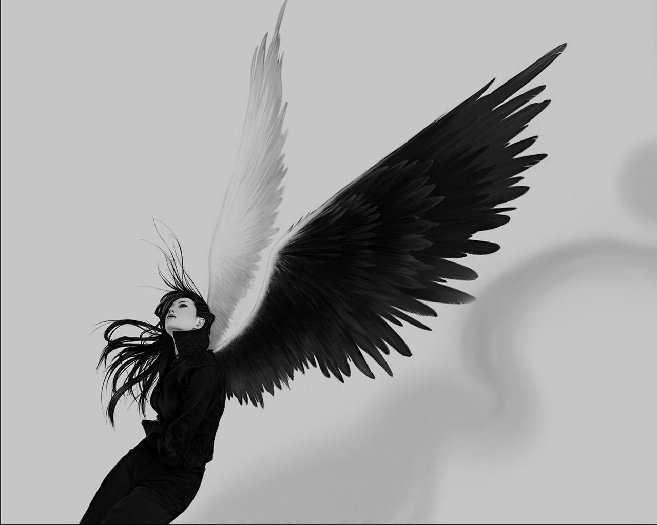 1280x1024 Free Anime Black And White Wallpaper, Download Free Clip Art, Free Clip Art on Clipart Library