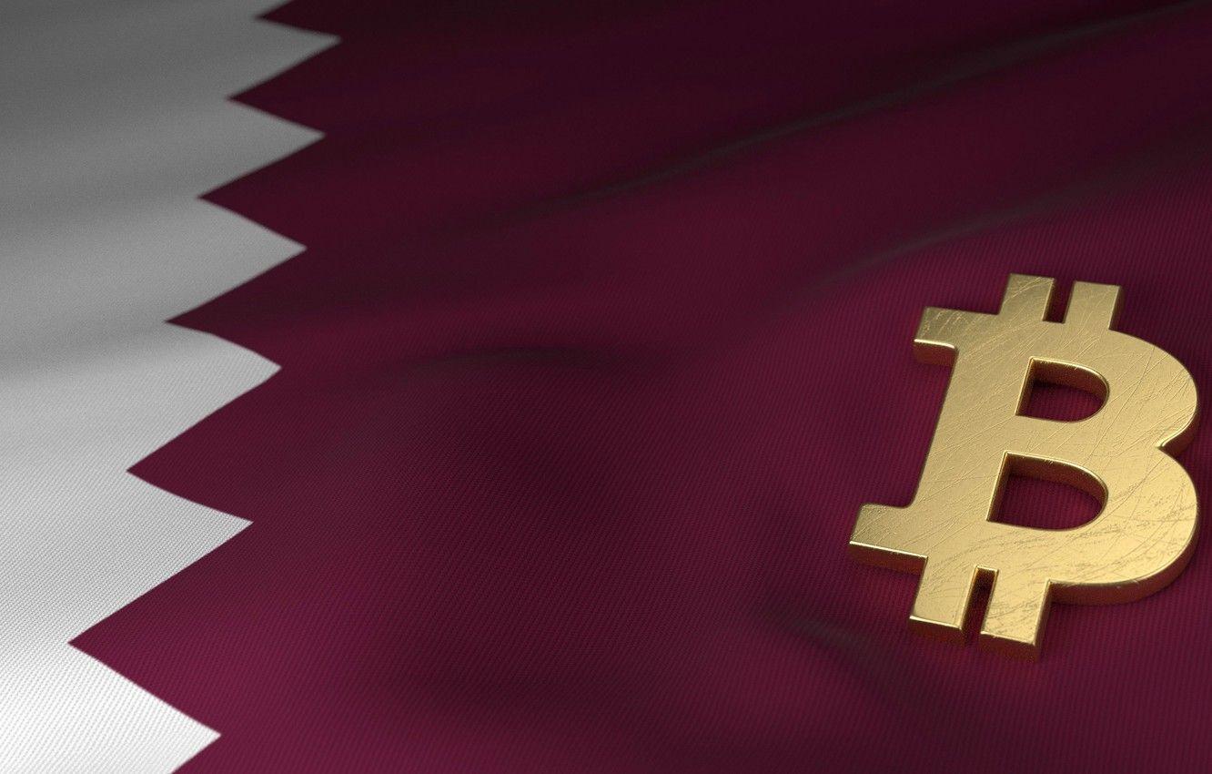 1332x850 Wallpaper blur, flag, flag, qatar, bitcoin, bitcoin, btc, Qatar image for desktop, section текстуры