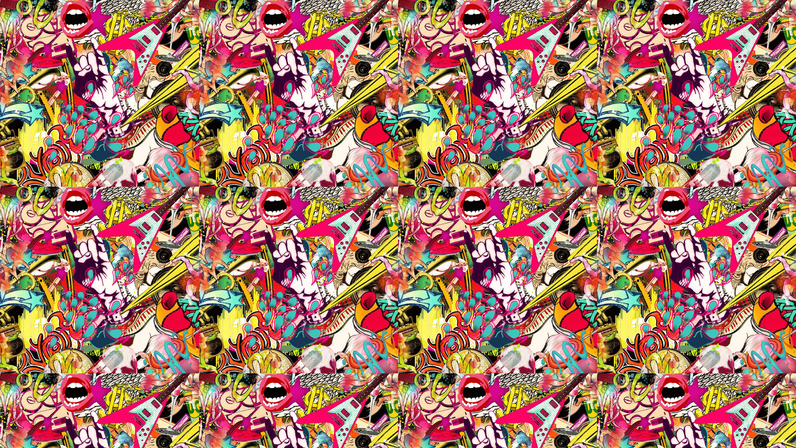 2560x1440 Collage Wallpaper HD
