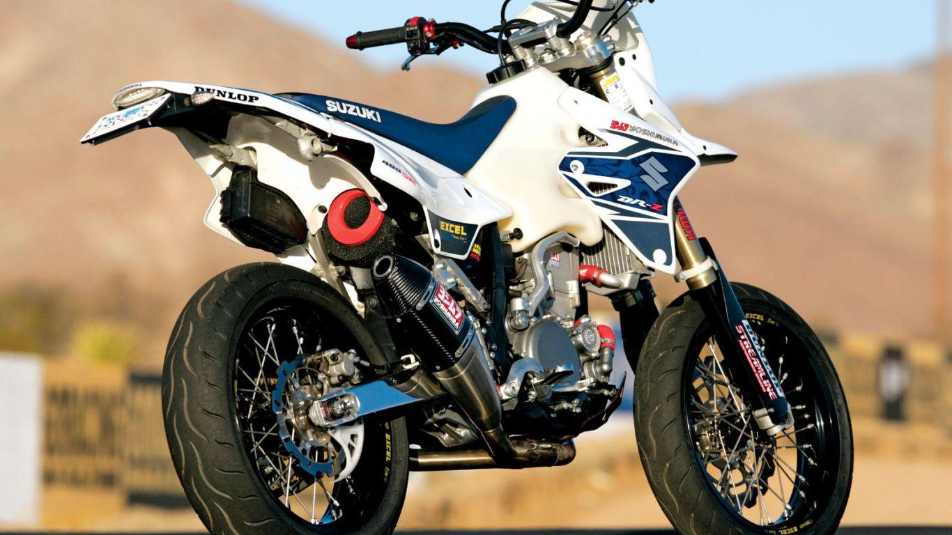 1366x768 Popular Bike Suzuki DR Z400 S Desktop Wallpaper 1366x768