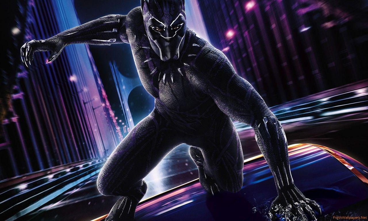 1280x768 Black Panther 2018 Movie Poster wallpaper