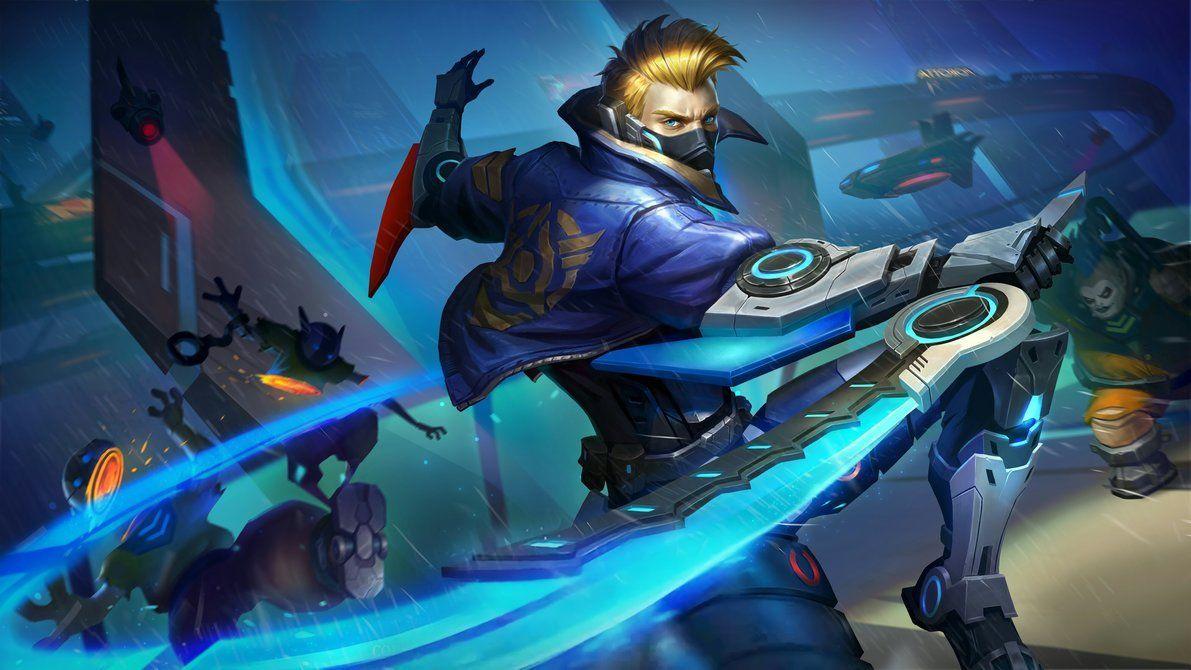 1191x670 Skin elite Hayabusa. Kienbluestar. Gambar, Animasi, Gambar karakter