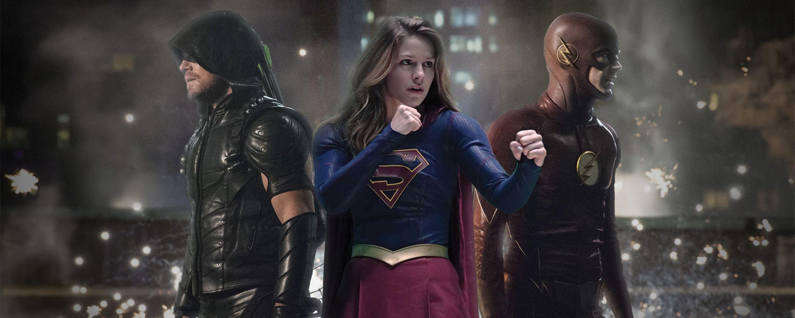 2560x1024 Legends Of Tomorrow Flash Arrow Supergirl 2560x1024 Resolution Wallpaper, HD TV Series 4K Wallpaper, Image, Photo and Background