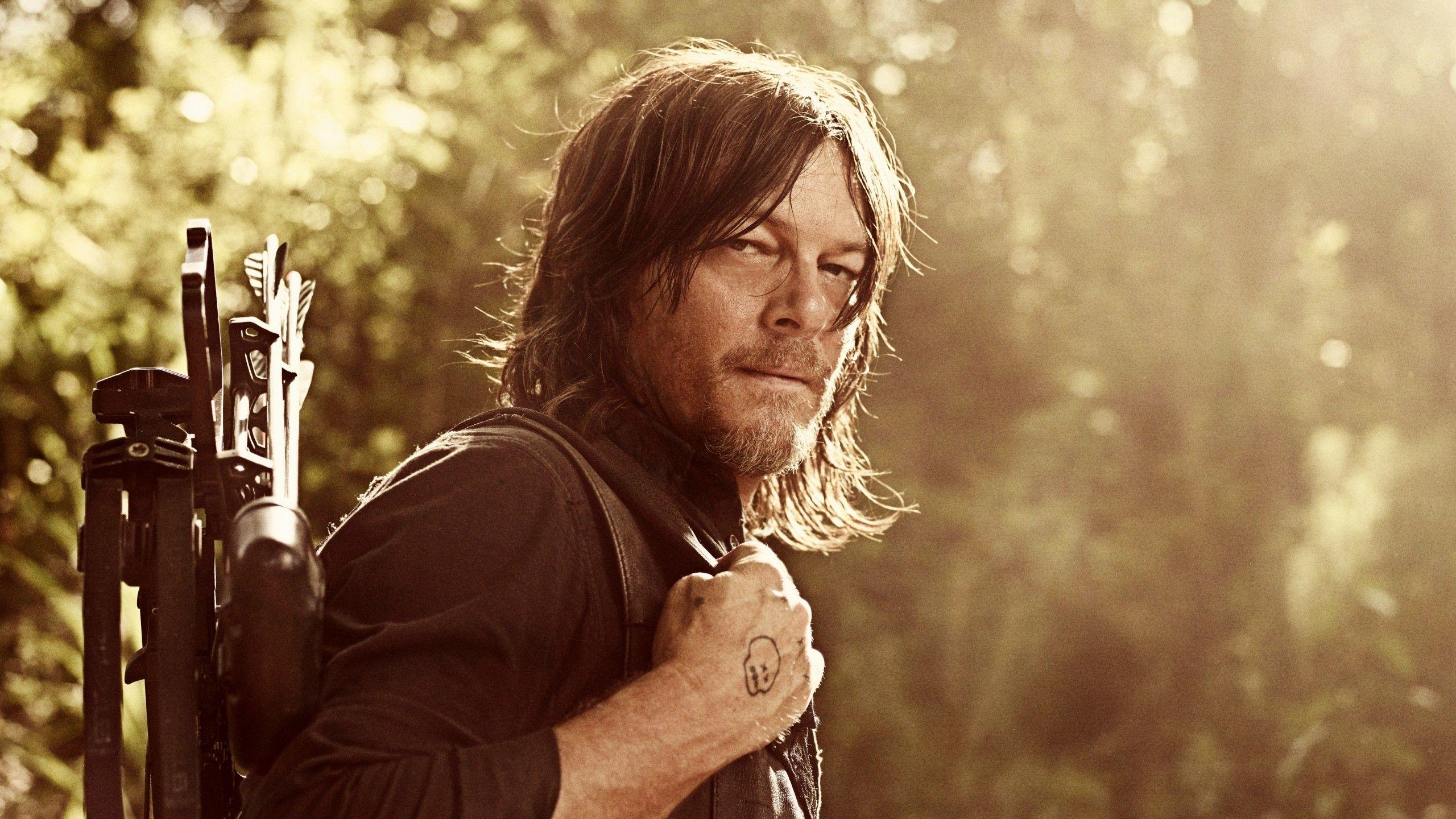 2560x1440 Wallpaper The Walking Dead, Season Norman Reedus, Daryl Dixon, 4K, TV Series,. Wallpaper for iPhone, Android, Mobile and Desktop