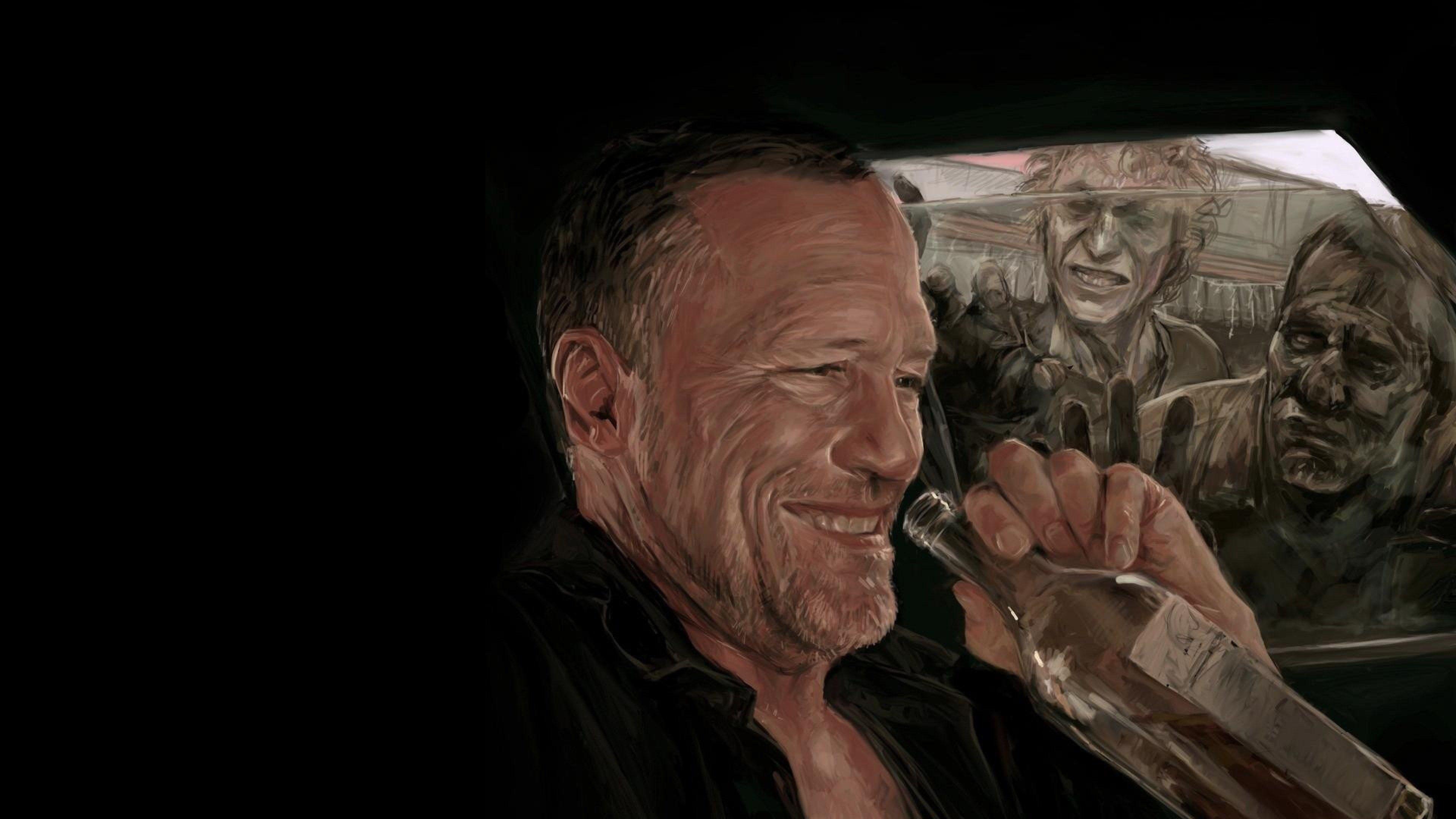 3840x2160 the walking dead 4k pc HD wallpaper download. Walking dead art, Walking dead fan art, Merle dixon
