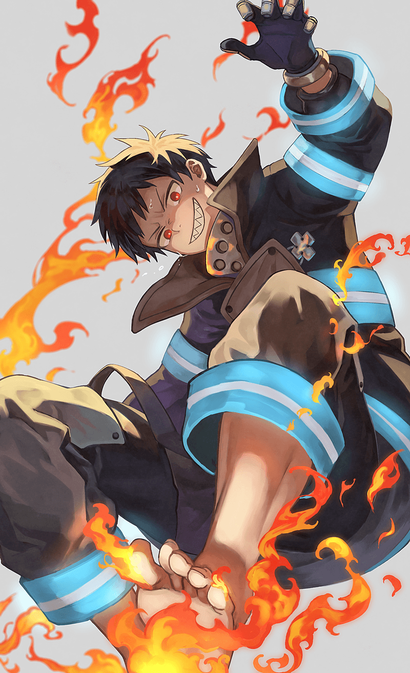 800x1314 Fire Force Anime iPhone Wallpaper