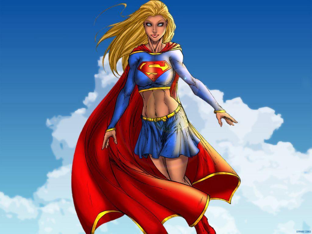 1024x768 Supergirl CBS Flash