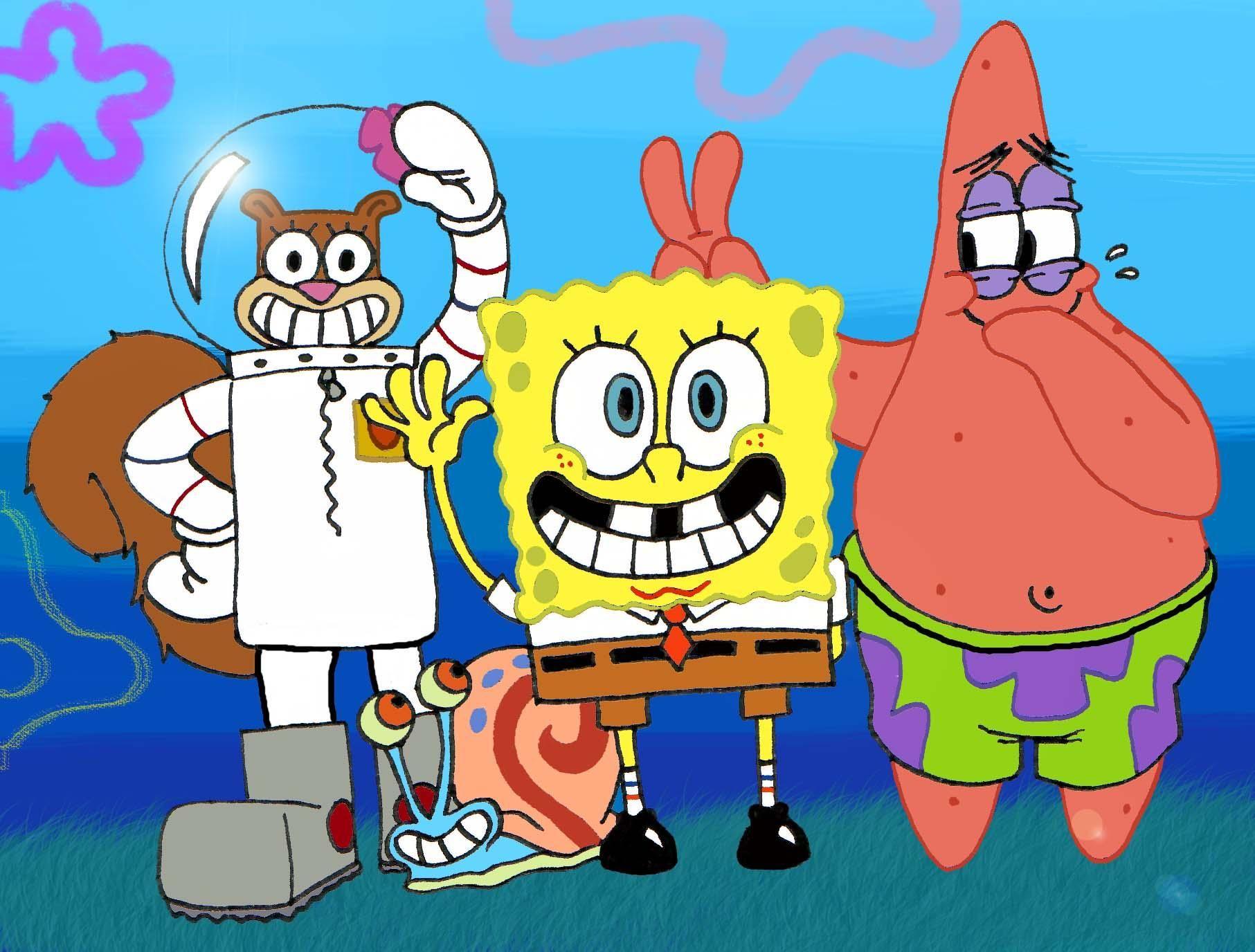 1813x1376 Spongebob Squarepants HD Wallpaper for desktop download