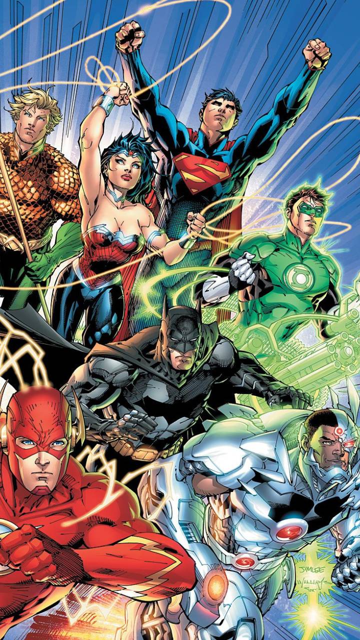 720x1280 Justice League New52 wallpaper
