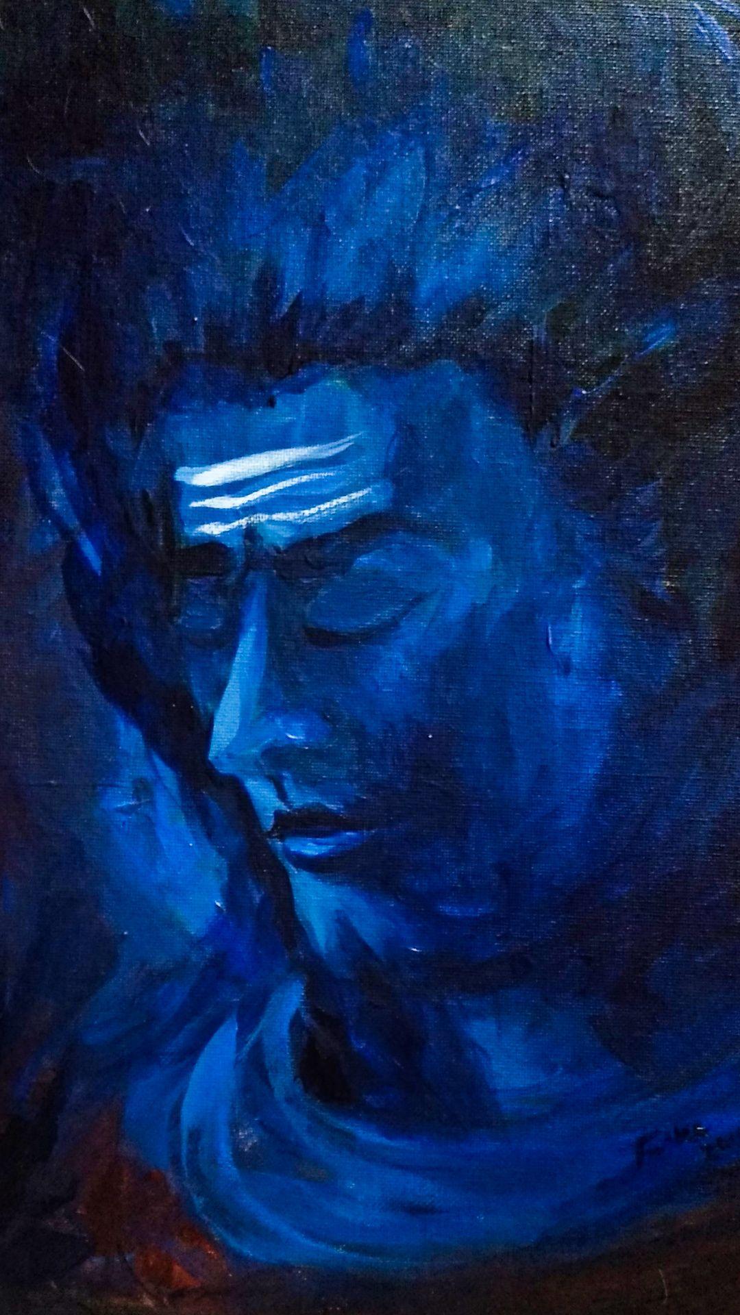 1080x1920 Lord Shiva Space Destroyer UHD Wallpaper