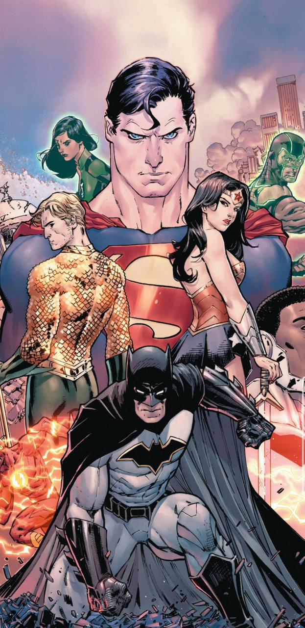 623x1280 Justice League Comic wallpaper