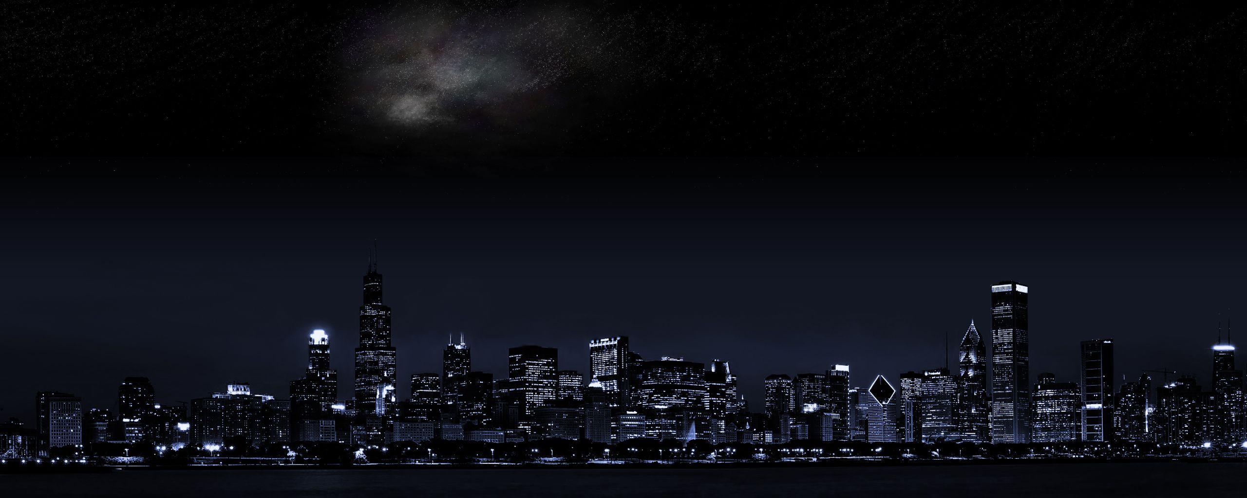 2560x1024 World of Cyber: Dual Screen HQ Wallpaper 07