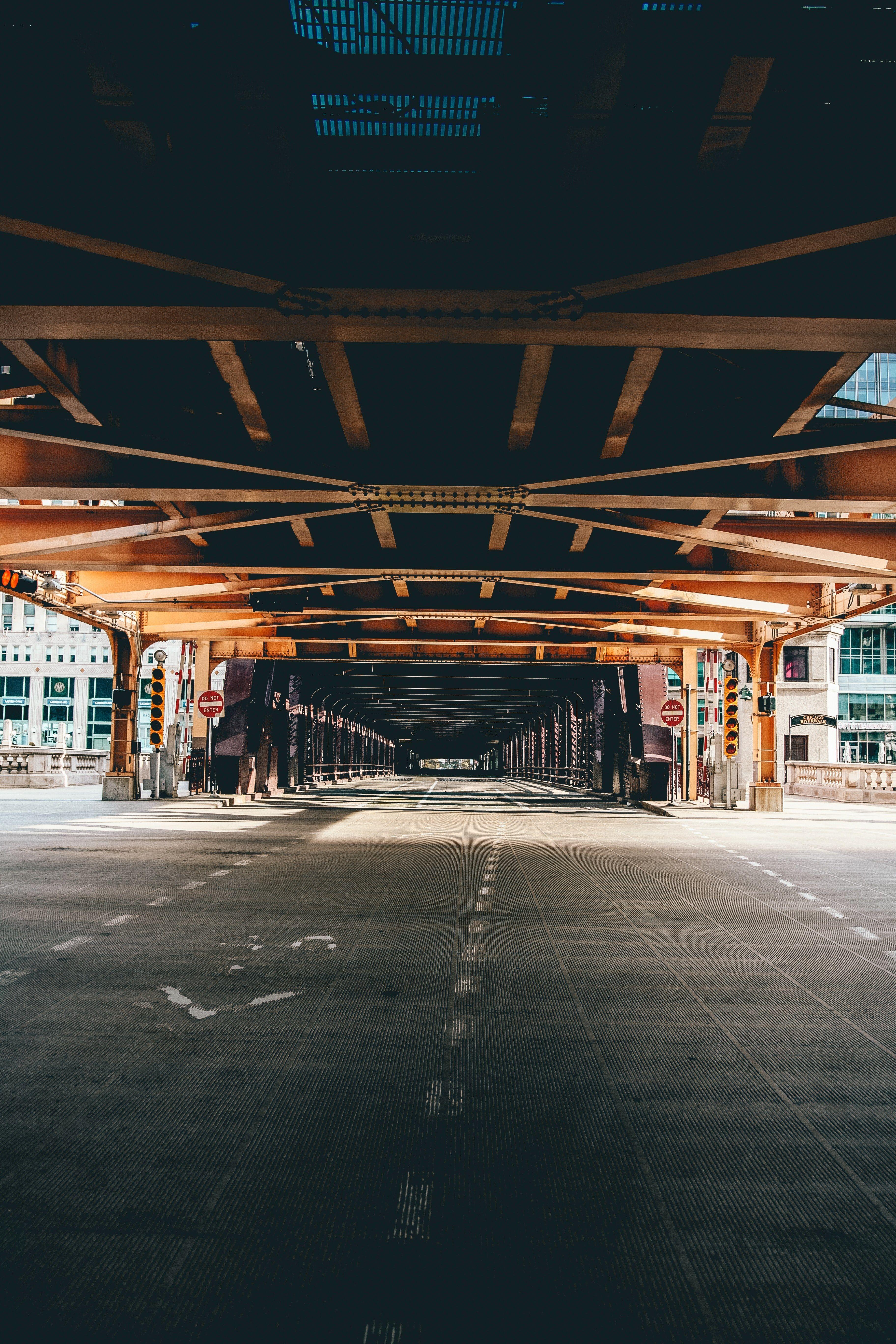 3648x5472 Wallpaper / bridge depth direction and shadow HD 4k wallpaper