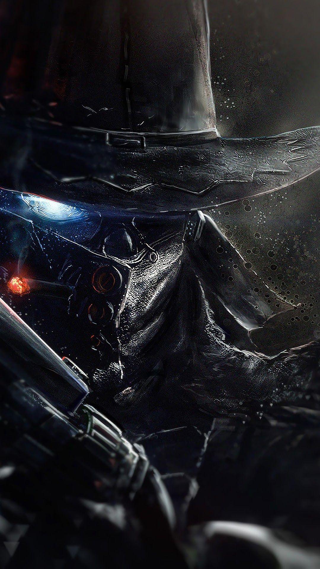 1080x1920 Sci Fi Cowboy Pistol 4K Wallpaper