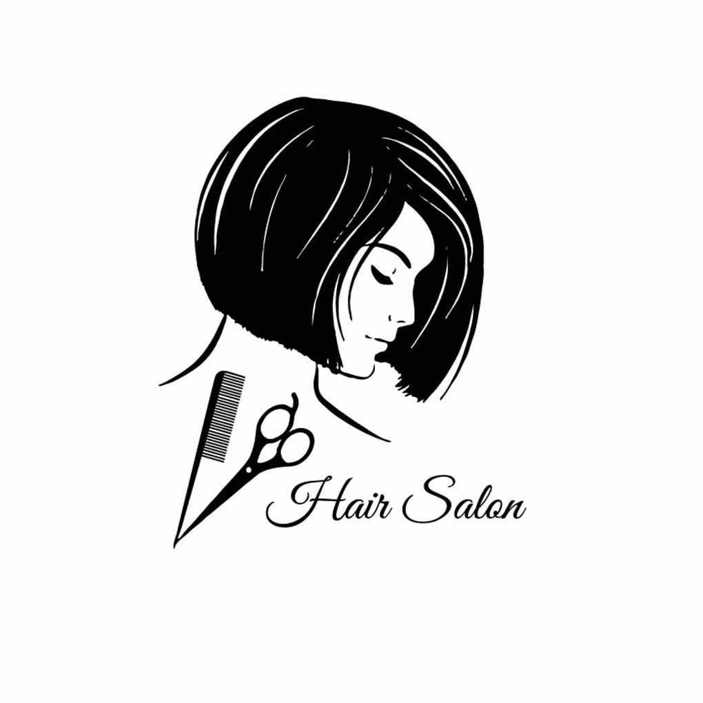 1020x1020 Women Hair Salon Wall Sticker Living Room TV Background Kids Room Wallpaper PVC Removable Tattoo Decals