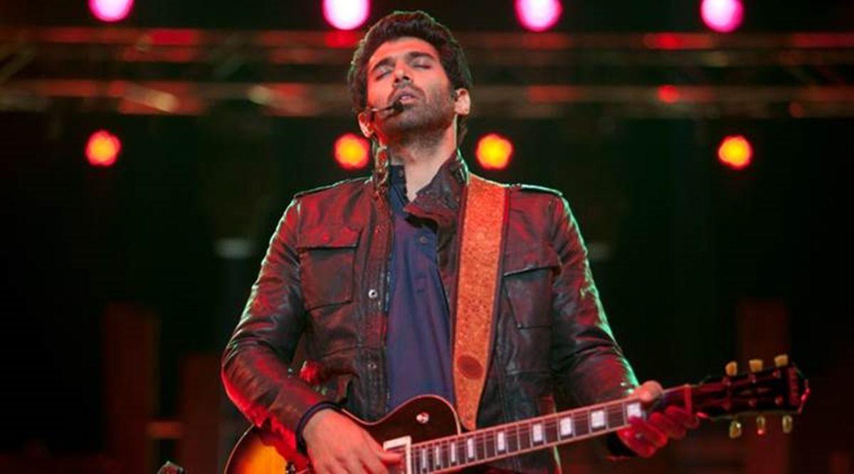 1200x667 Aditya Roy Kapur gets a hand wrapped guitar from his fan. Entertainment News, The Indian Express