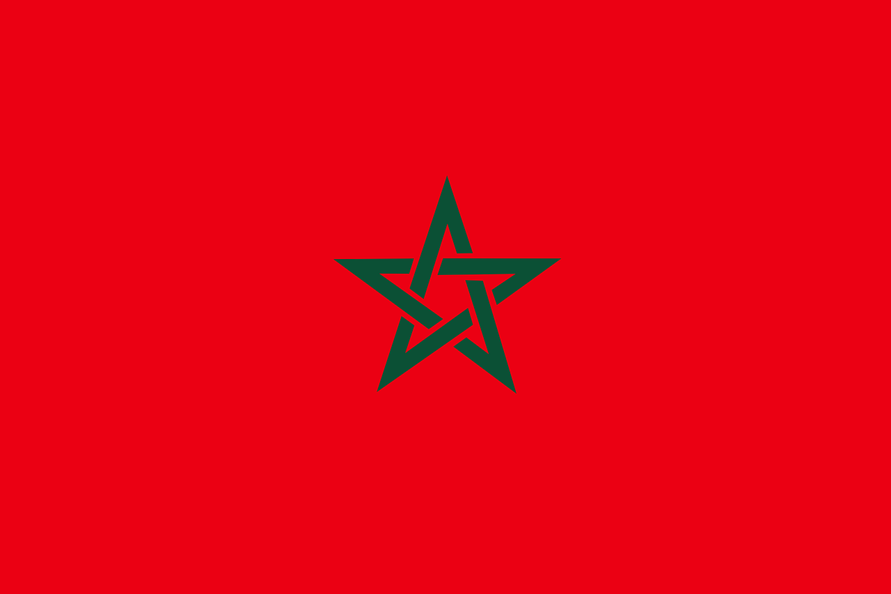 1280x853 Morocco Flag National vector graphic