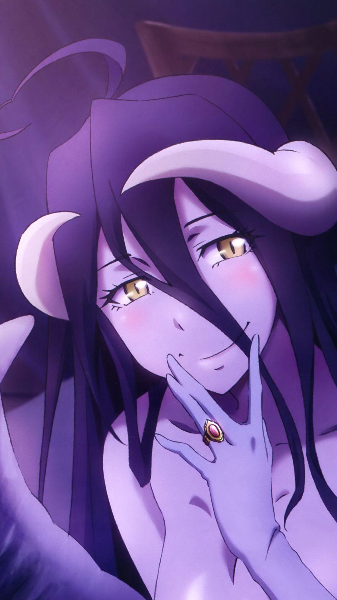 1080x1920 Overlord Albedo Wallpaper HD