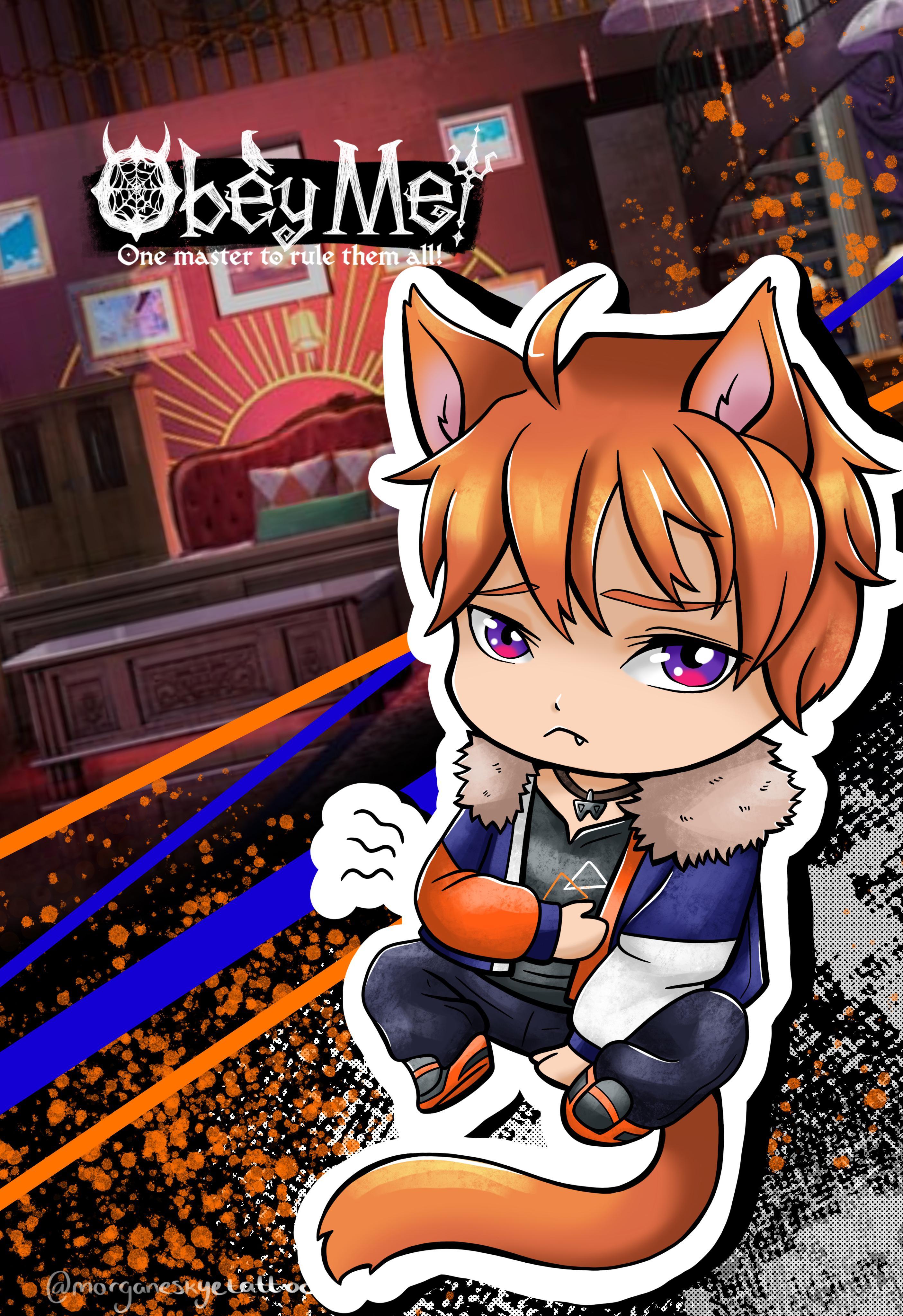 2810x4096 Beelzebub Cat day wallpaper