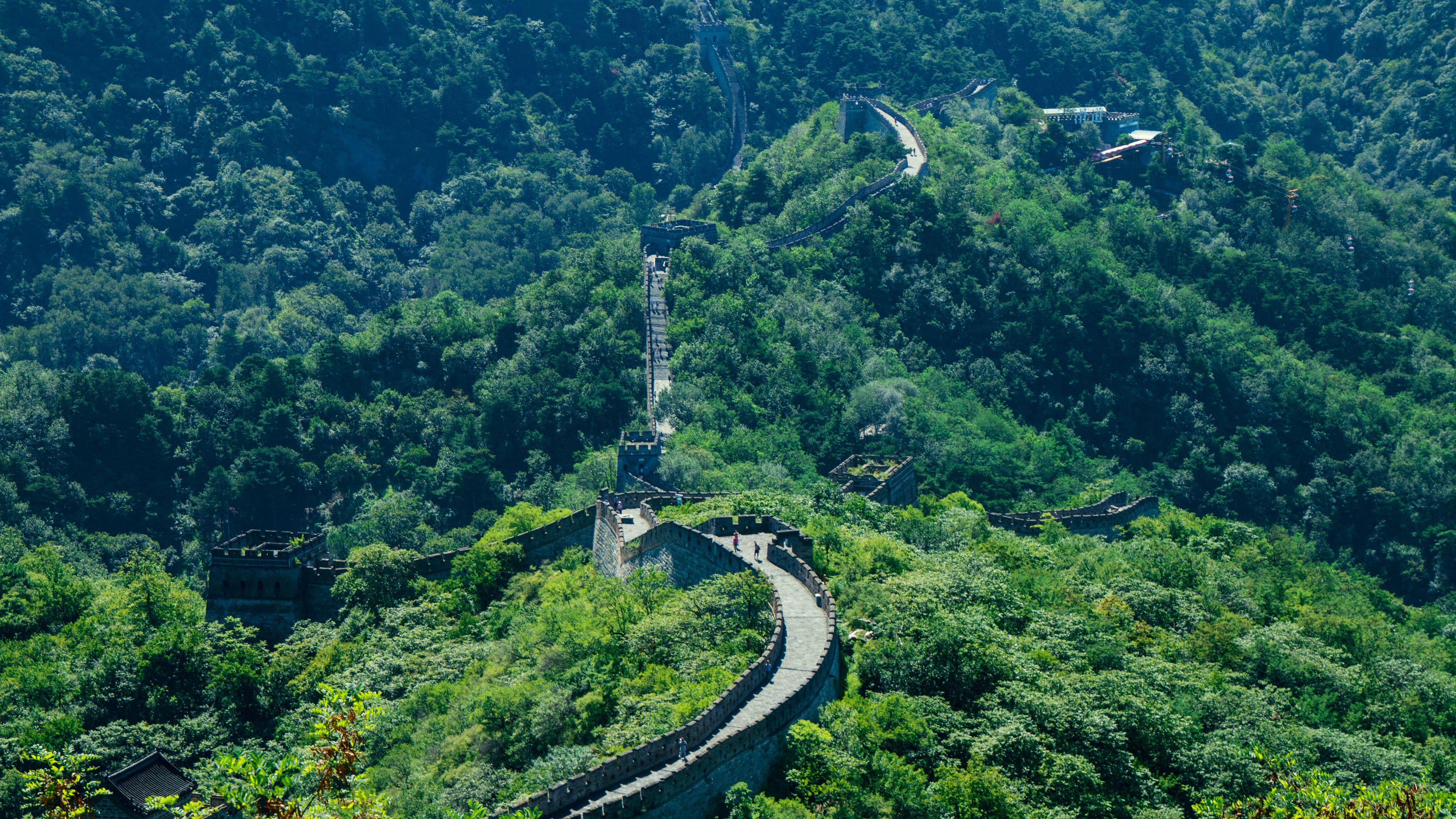 4096x2304 The Great Wall of China 4K UHD Wallpaper